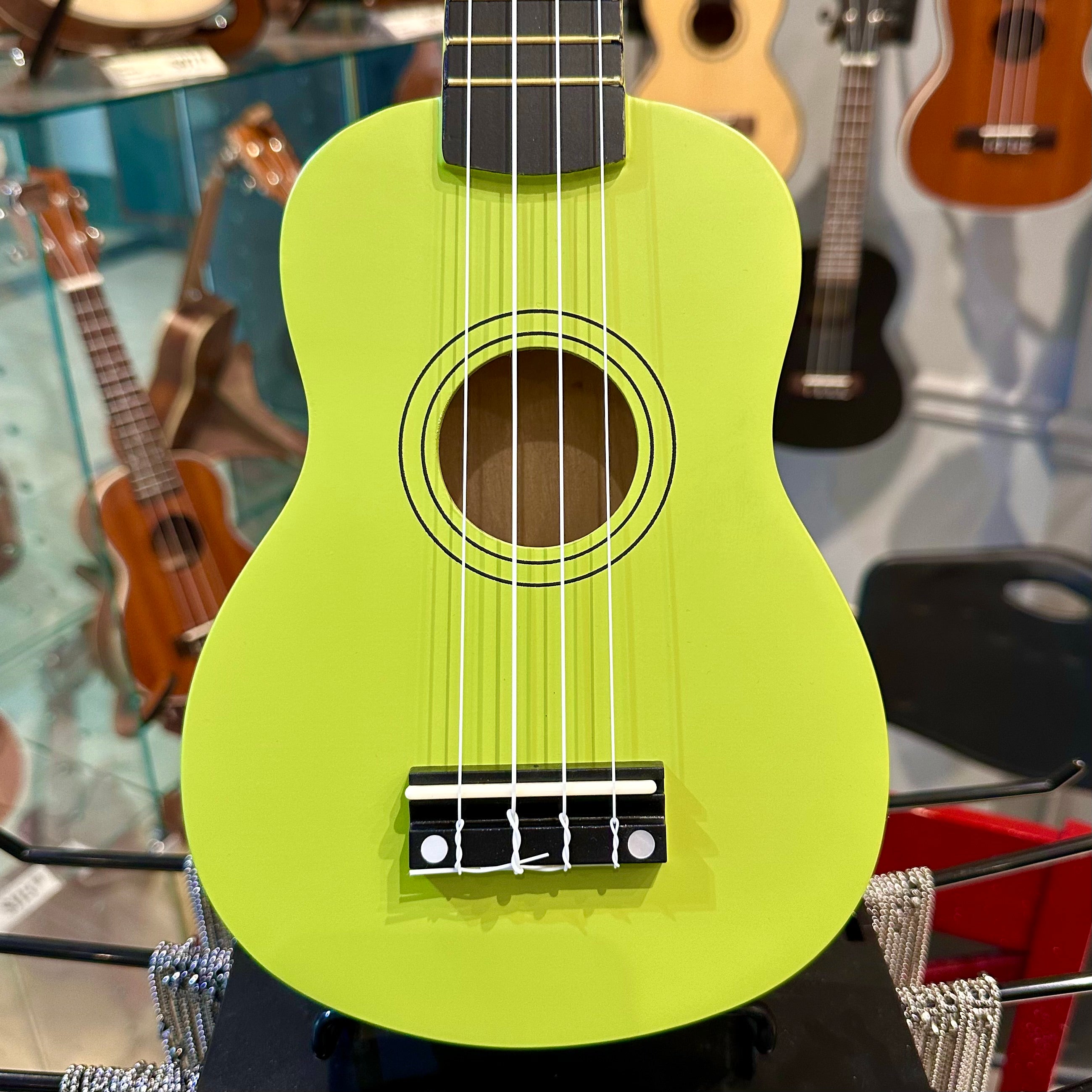 Rebrand Kids Colorful 21" Soprano Ukulele - Apple Green