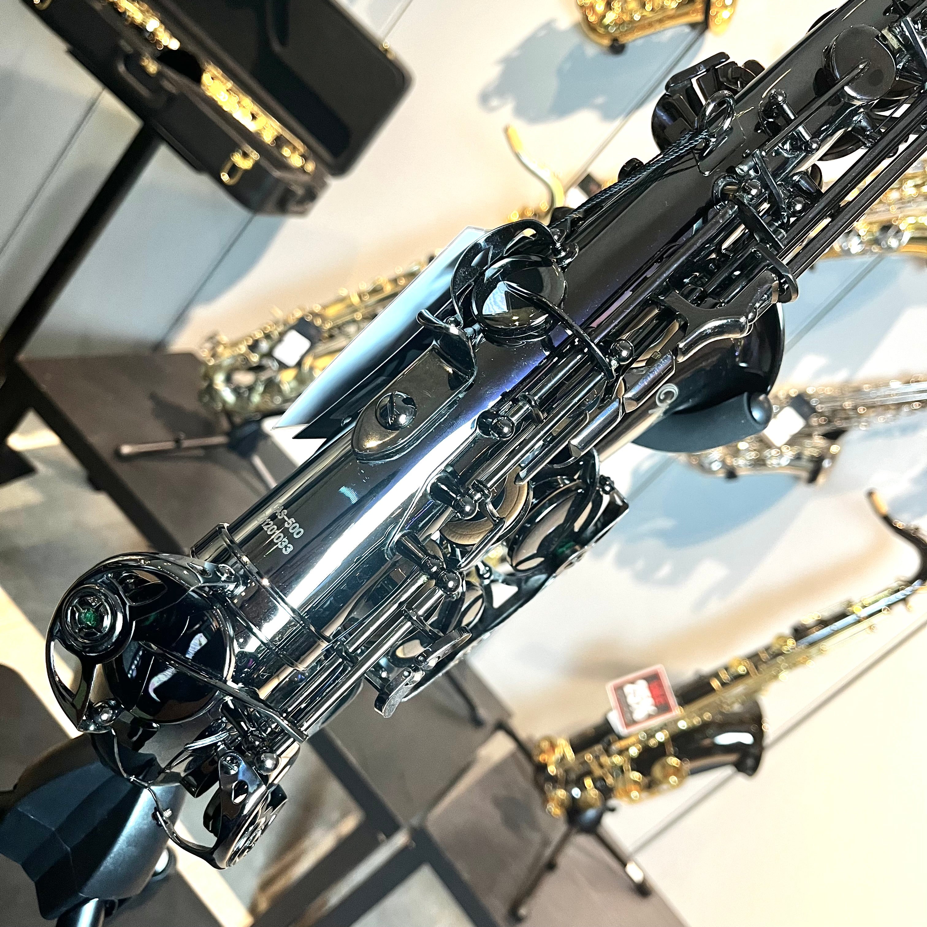 Opal OAS-500: Professional Alto Saxophone, Black Nickel Finish