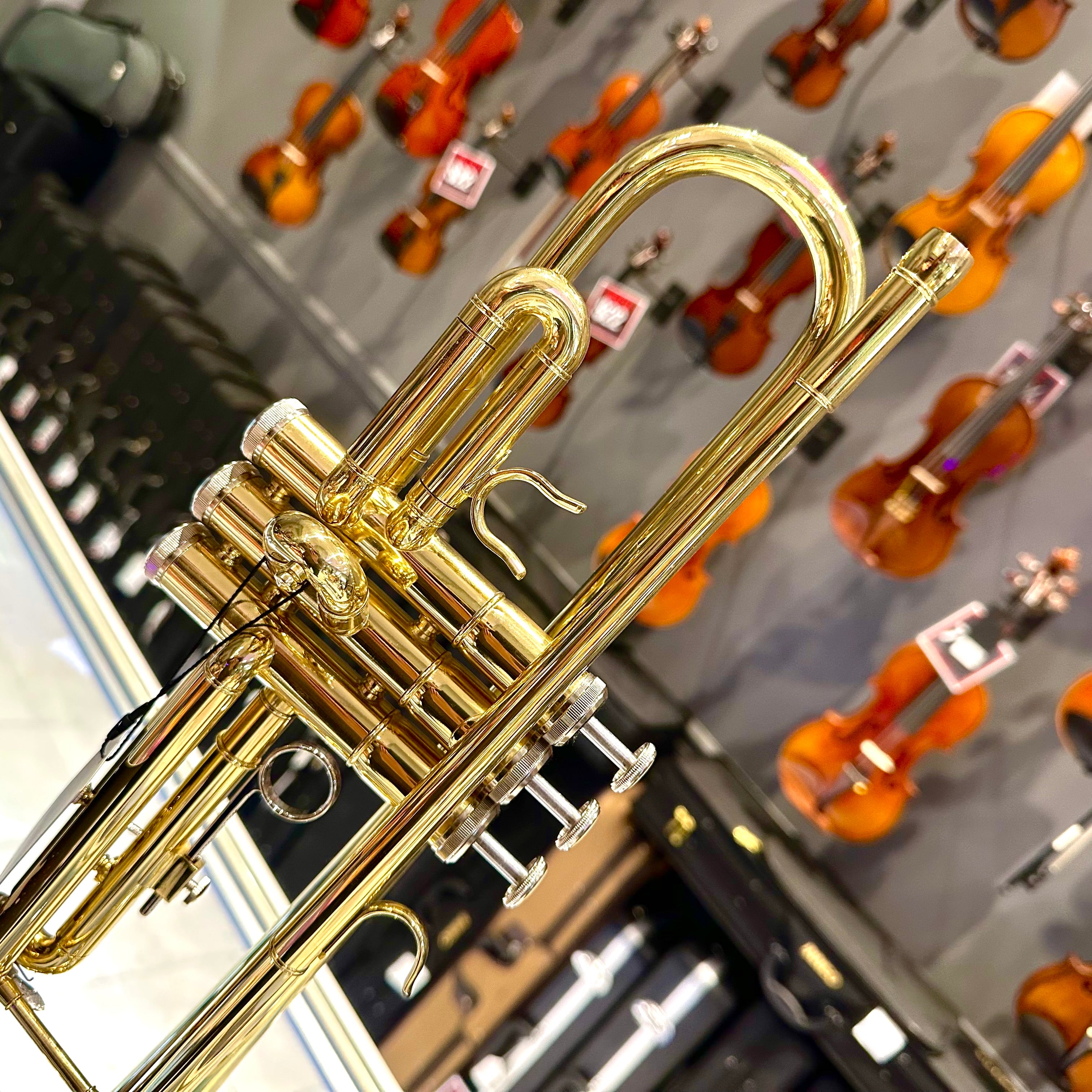 Opal OTR-100: Student Trumpet, Yellow Brass