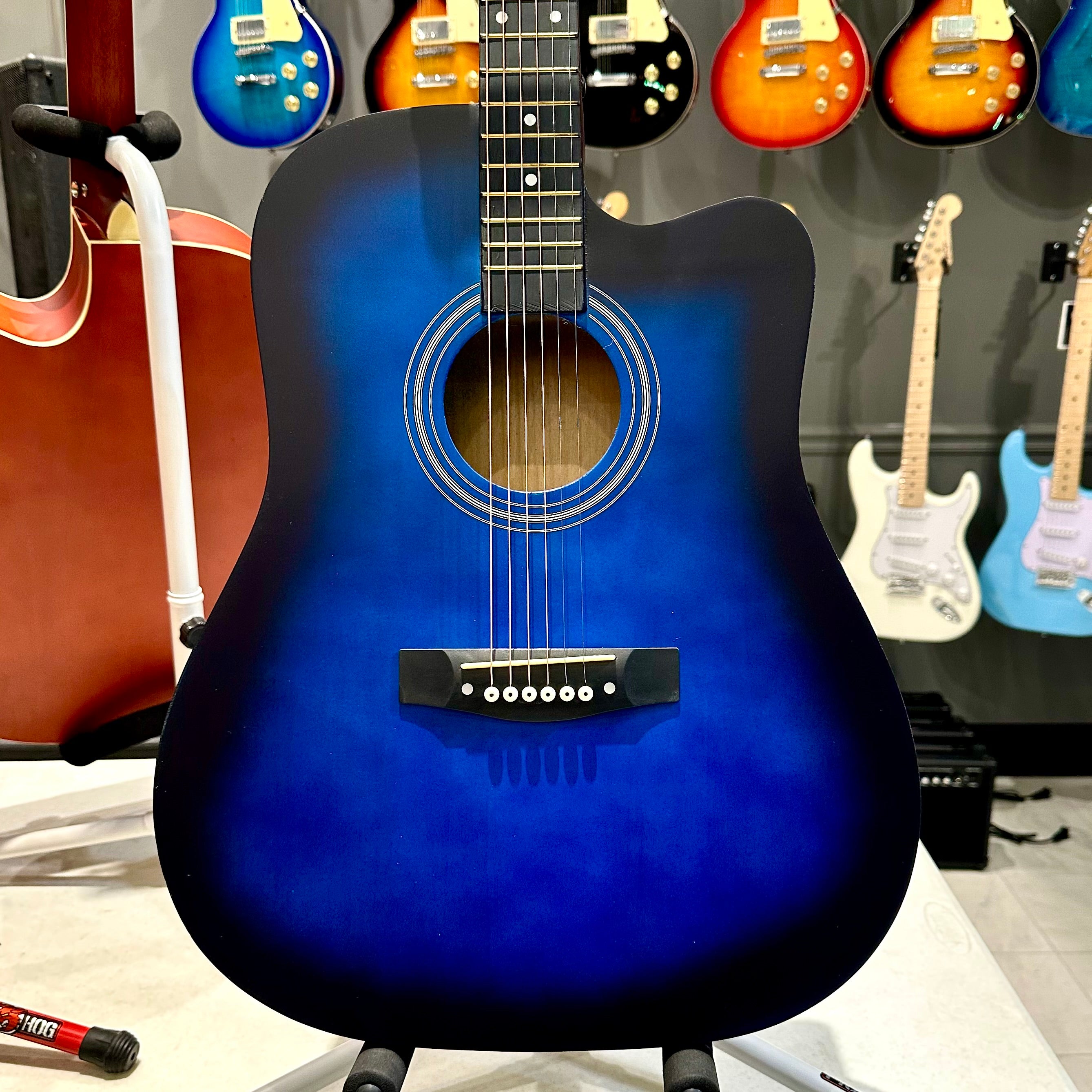 Rebrand 41" Acoustic Guitar - Blue