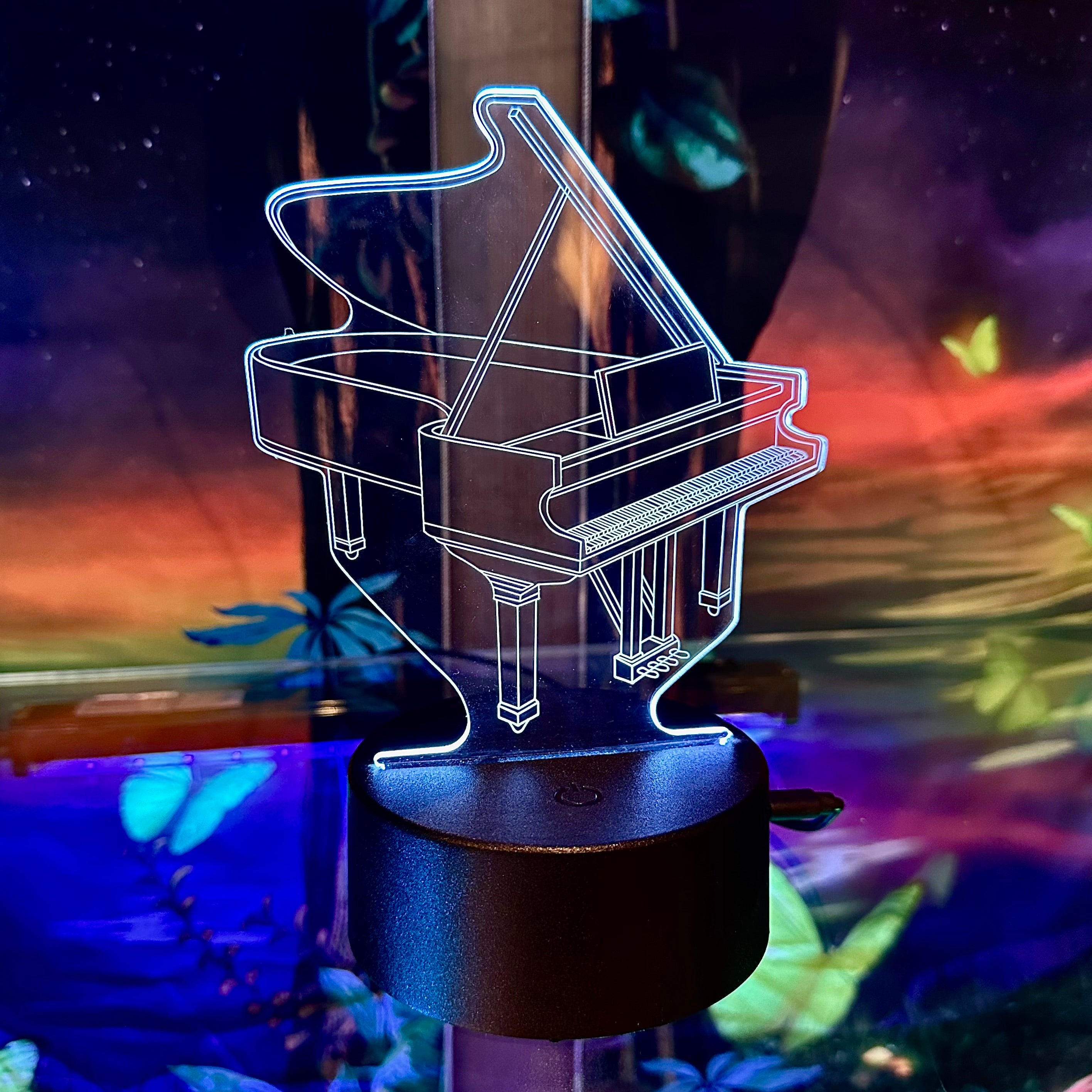 3D Music Lights: Piano
