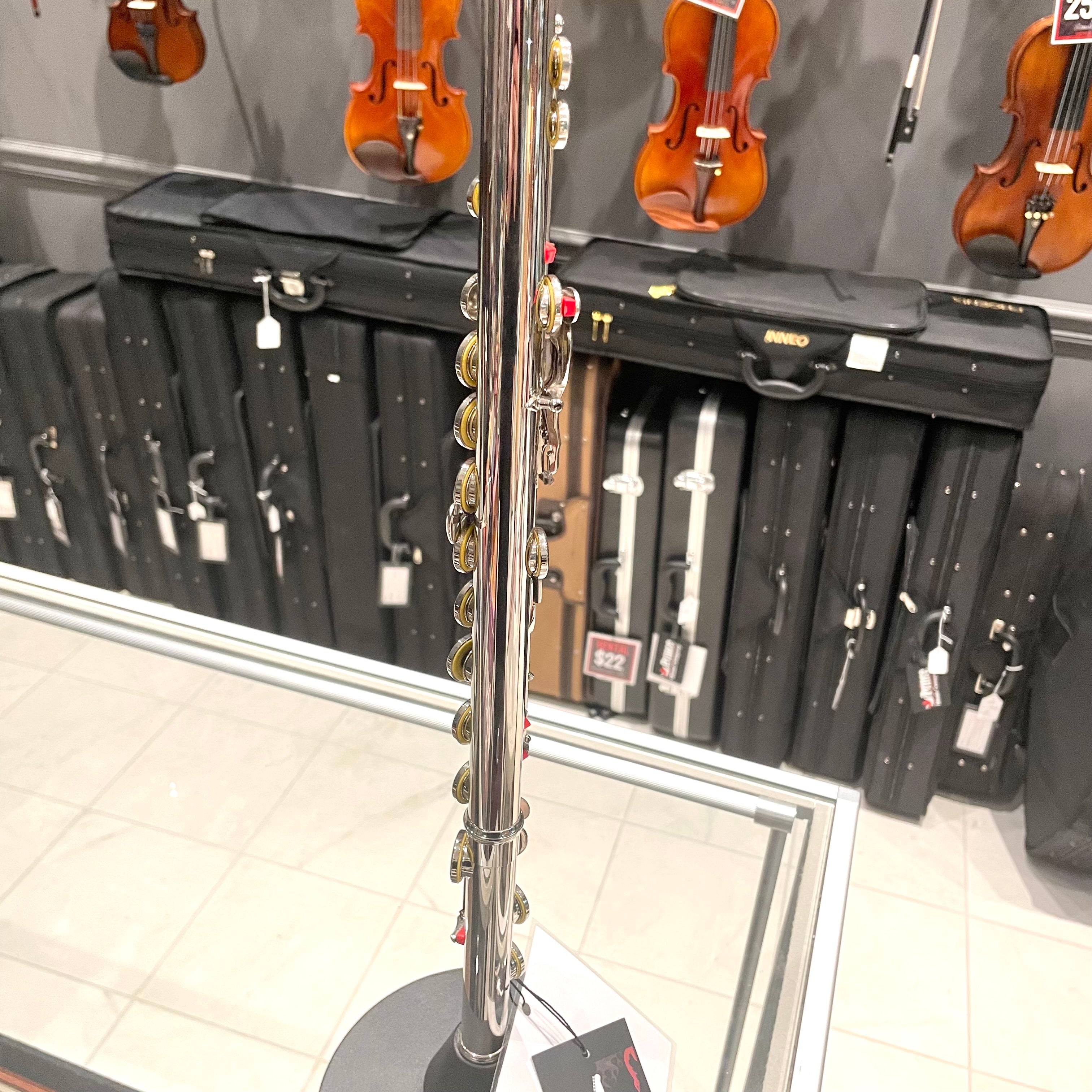 Opal OFL-200: Student Flute, Silver Plated Flute