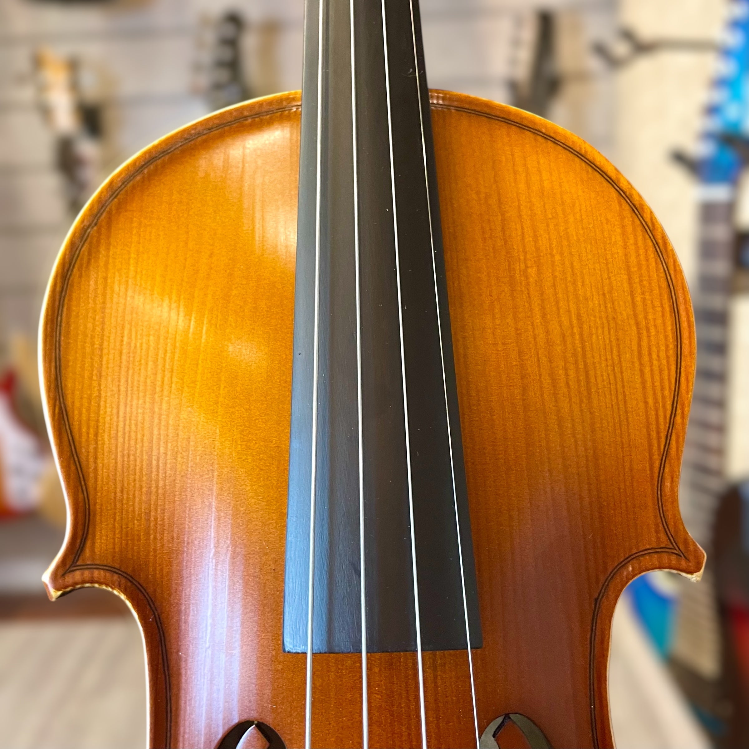 Strumenti a corde: 2000 - Student Violin, Hand Carved, Blonde