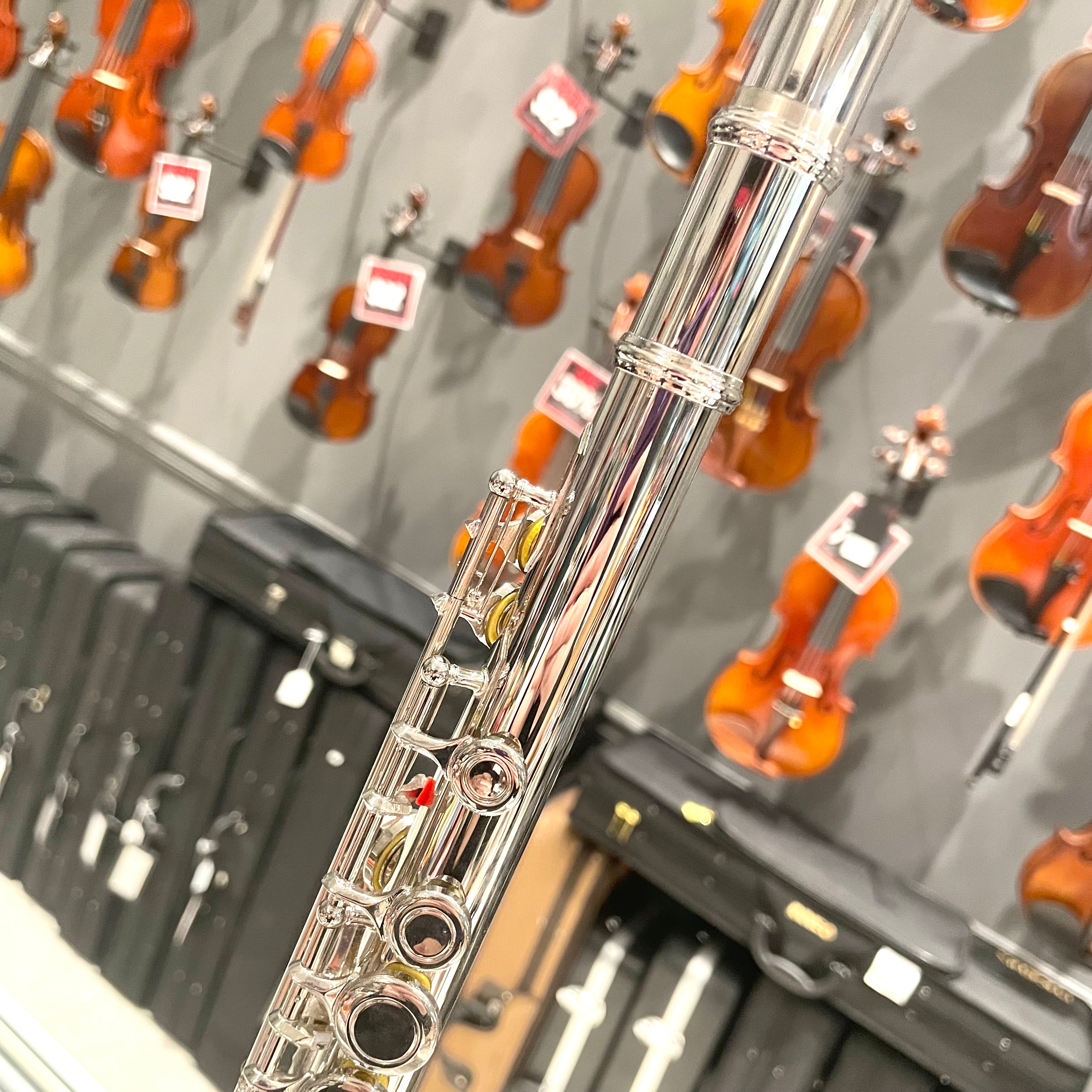 Opal OFL-200: Student Flute, Silver Plated Flute