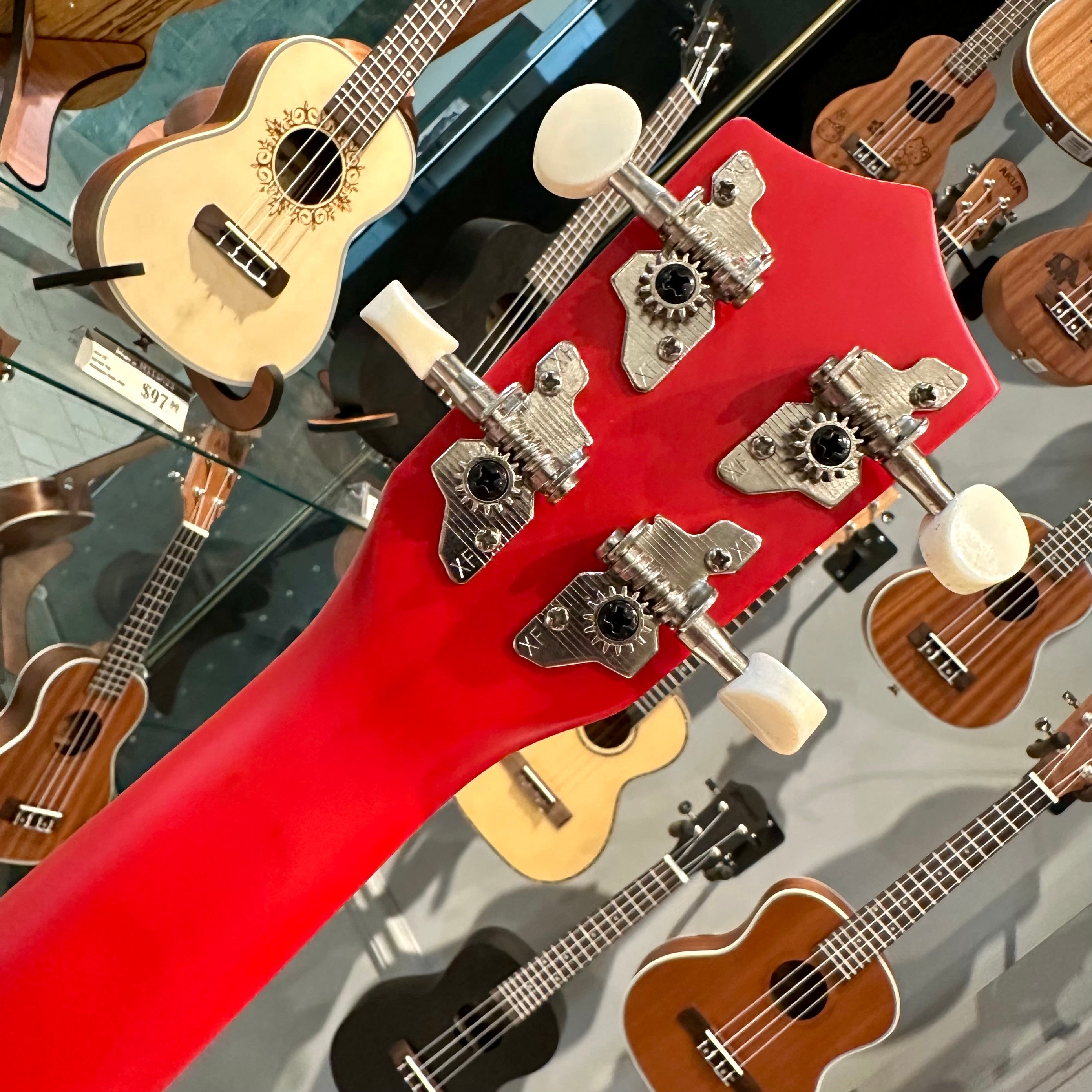 Rebrand Kids Colorful 21" Soprano Ukulele - Red