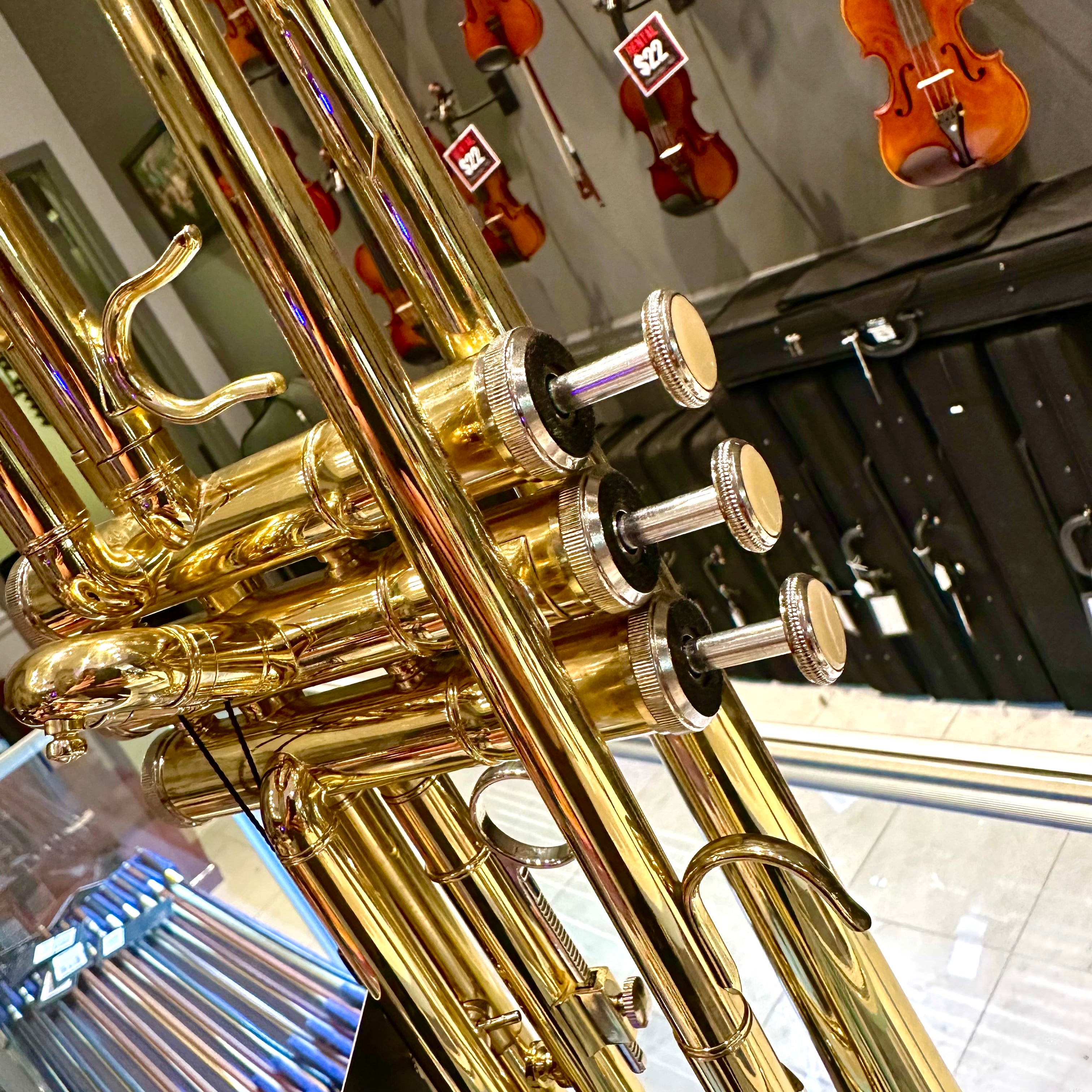Opal OTR-100: Student Trumpet, Yellow Brass