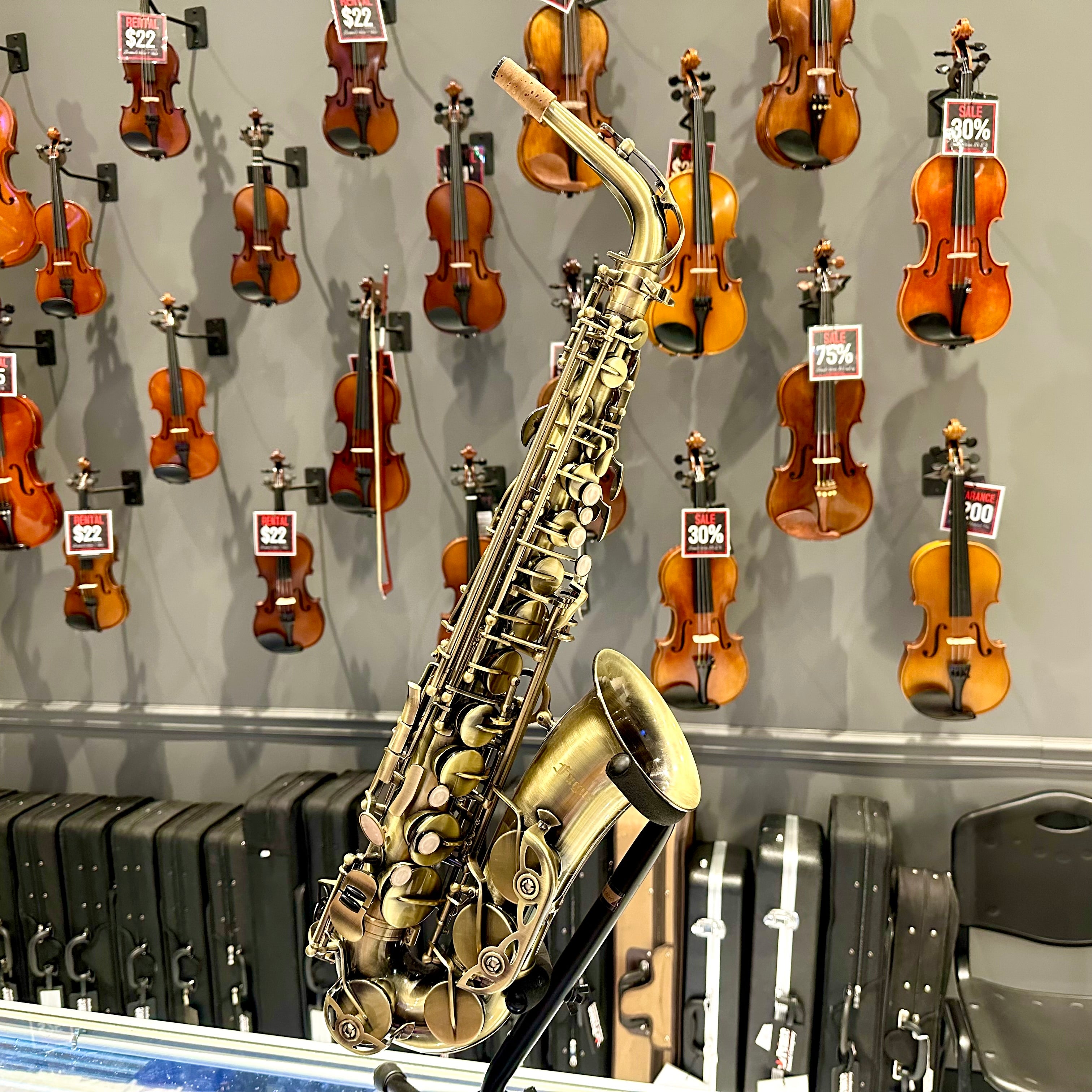 Fugue Custom Z-30ii: Intermediate Alto Saxophone, Glossy Antique