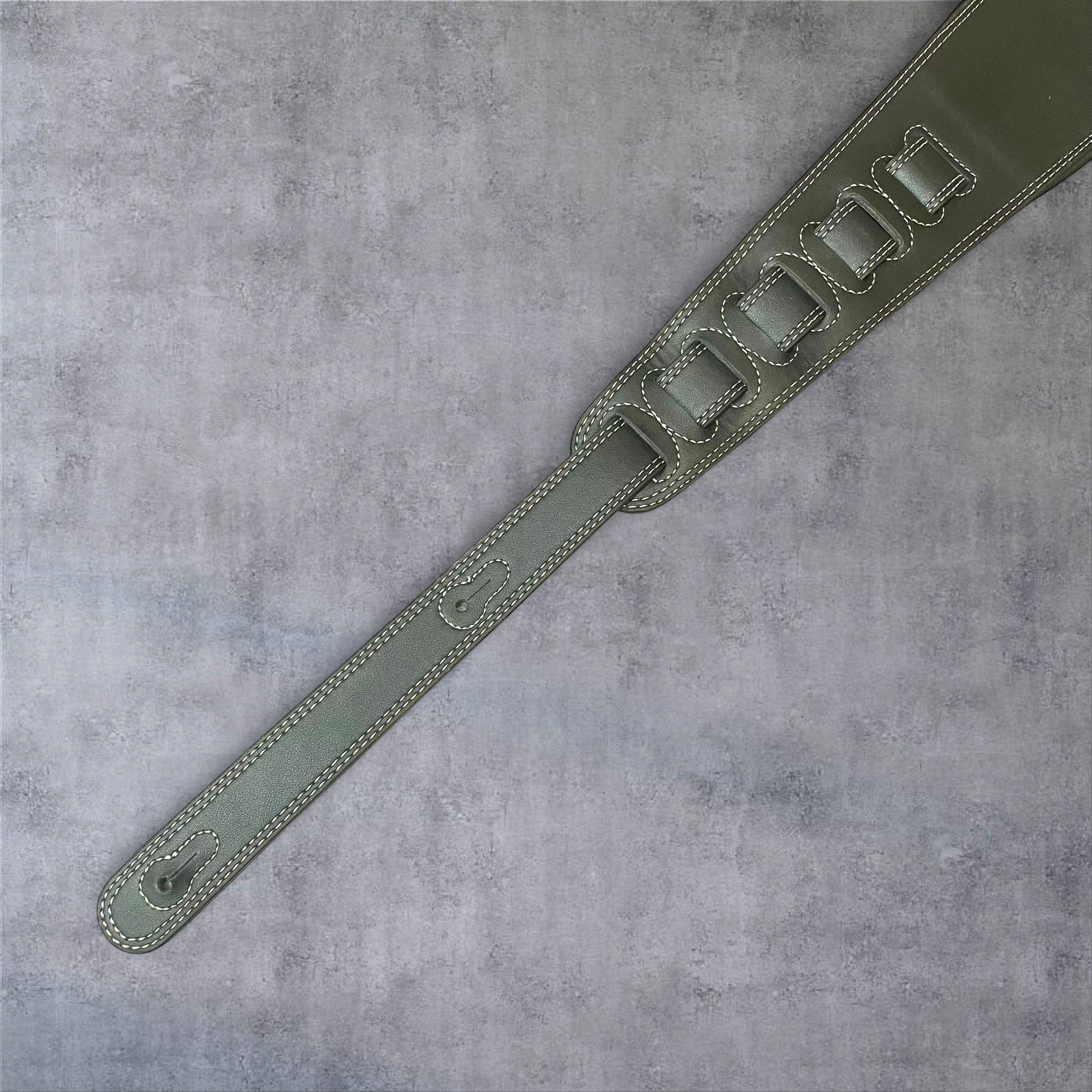 Gephardt PU Leather Guitar/Bass Strap - Solid Black