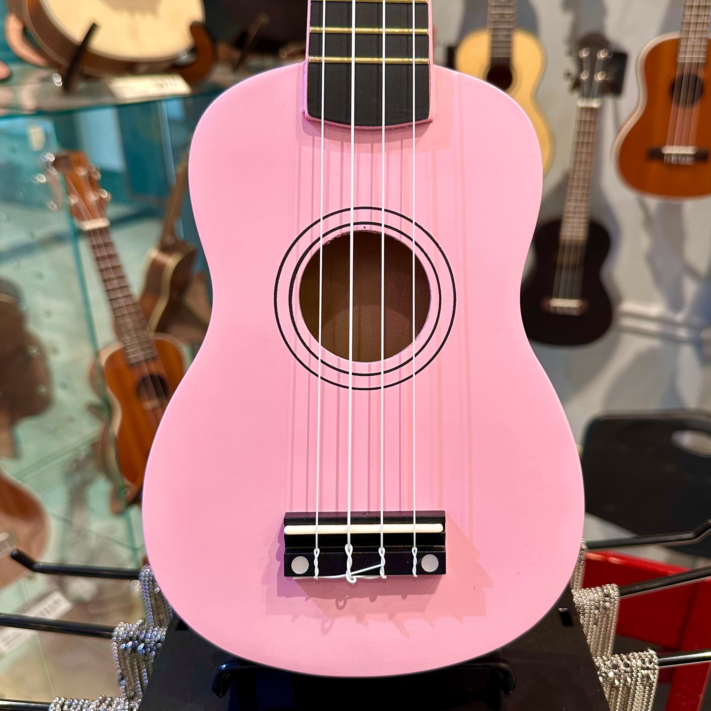 Rebrand Kids Colorful 21" Soprano Ukulele - Pink