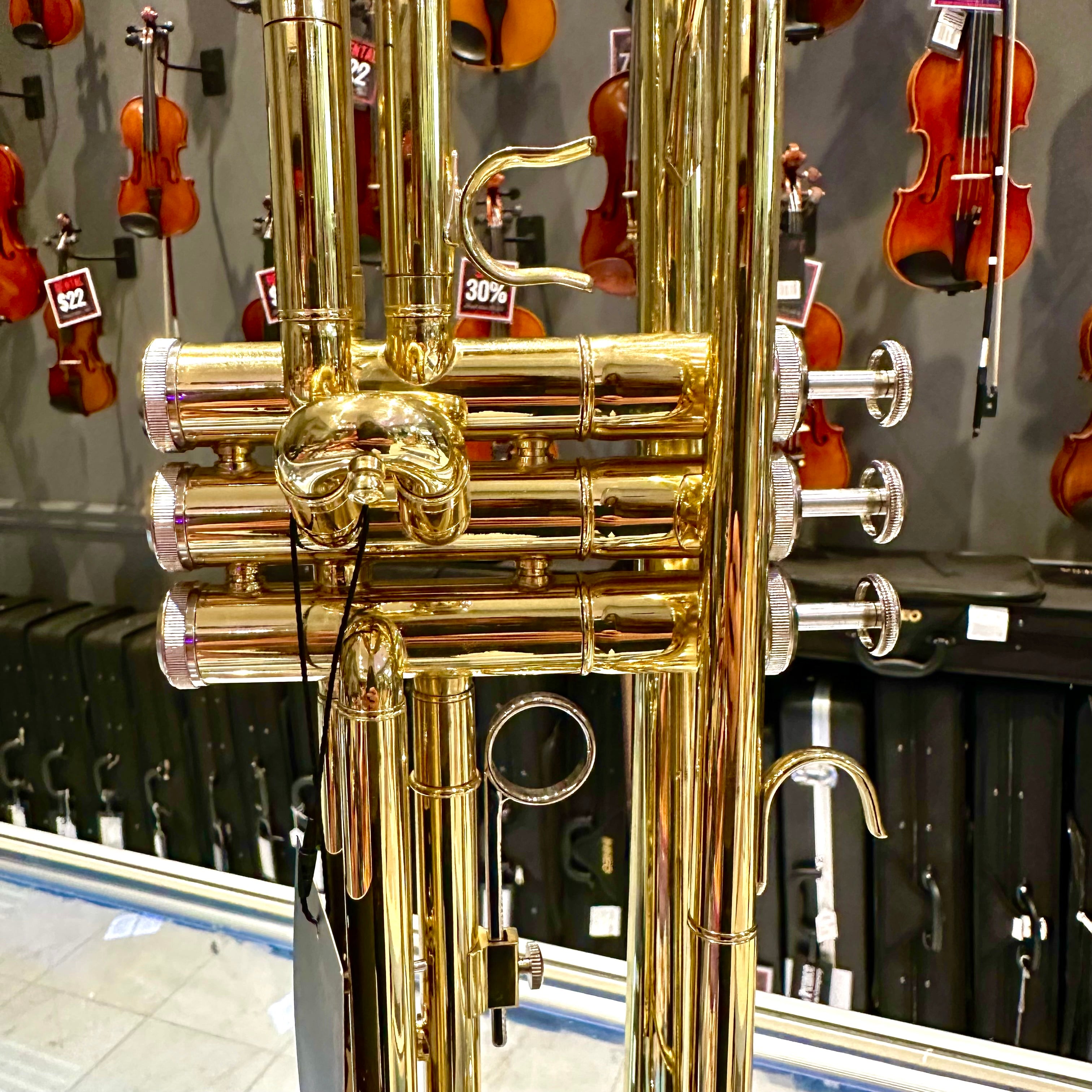Opal OTR-100: Student Trumpet, Yellow Brass