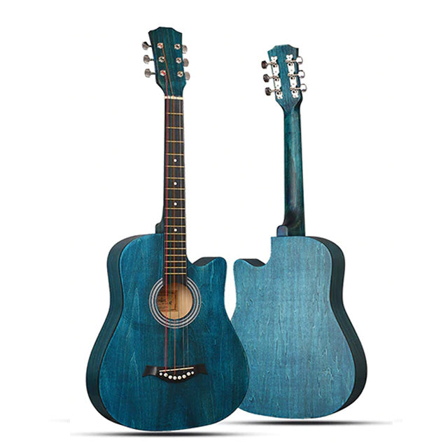 Rebrand Kids Colorful 38" Acoustic Guitar - Red