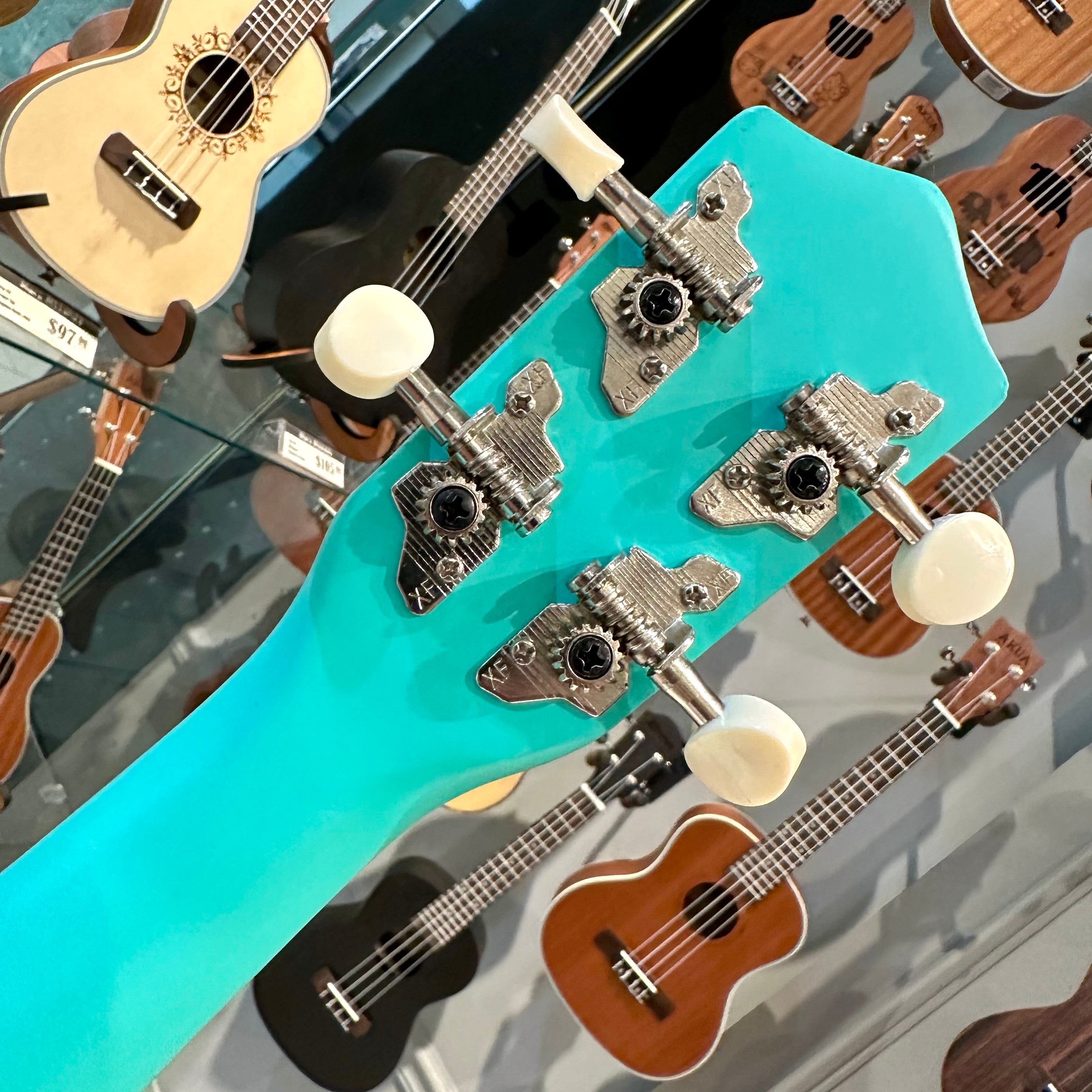 Rebrand Kids Colorful 21" Soprano Ukulele - Mint Green