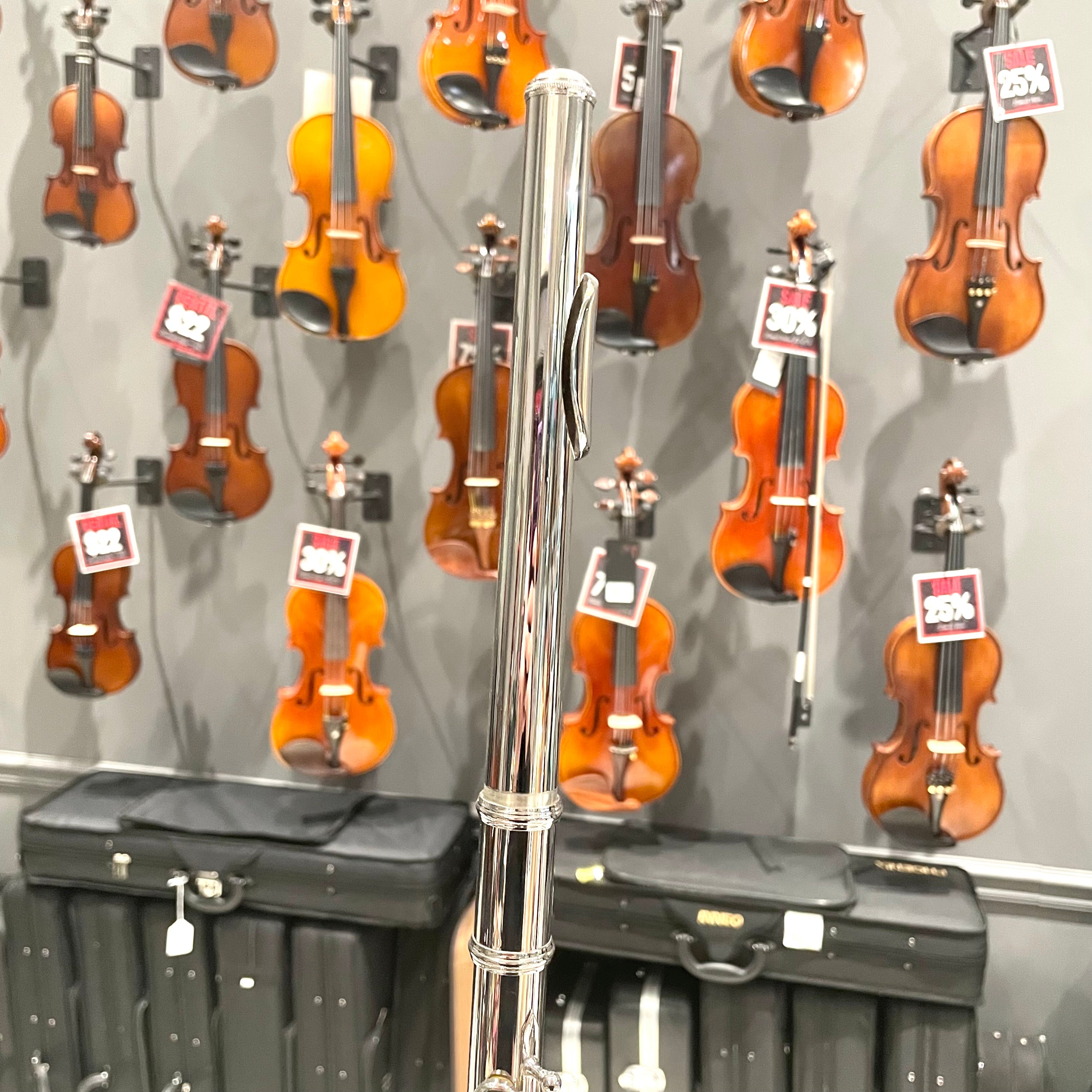Opal OFL-200: Student Flute, Silver Plated Flute