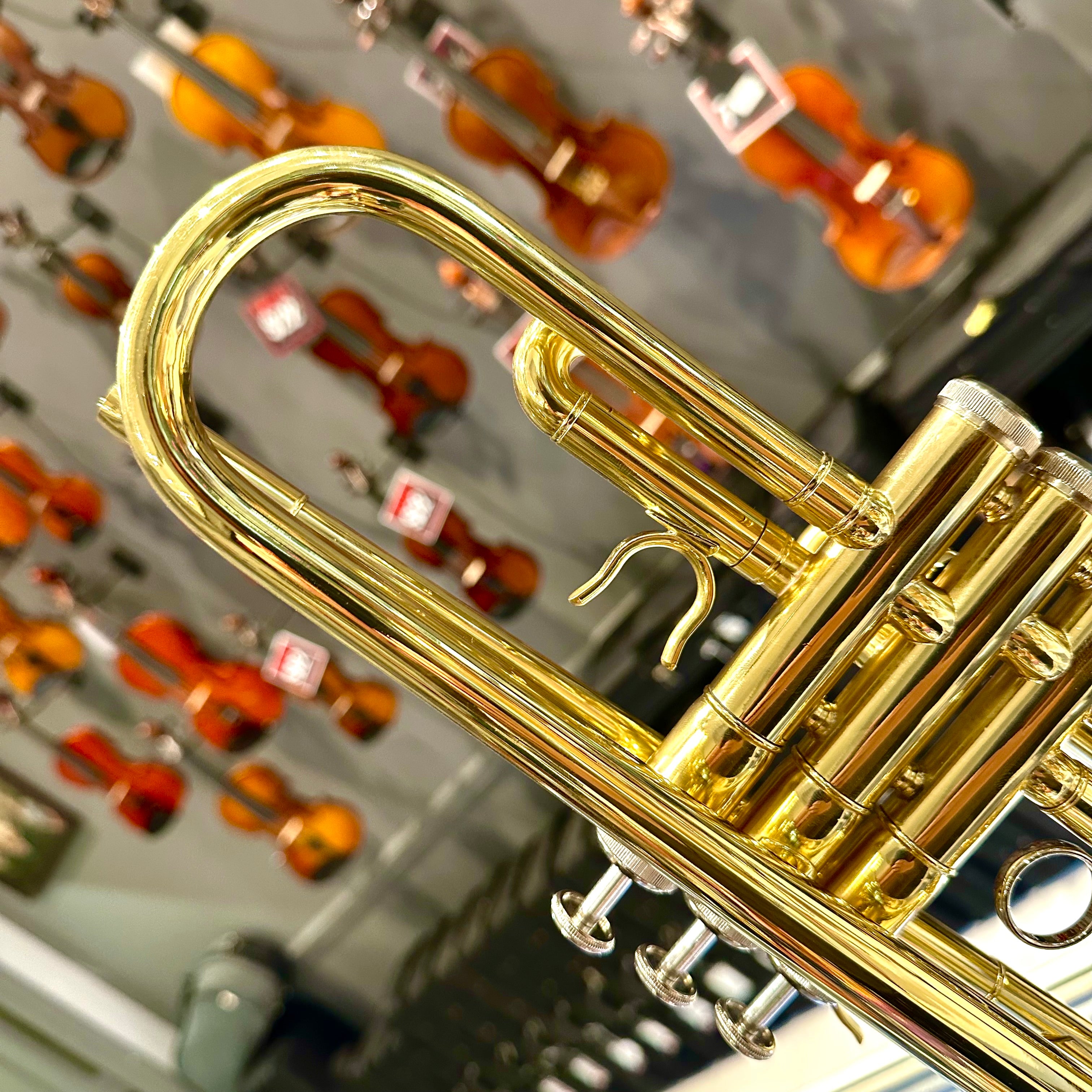 Opal OTR-100: Student Trumpet, Yellow Brass