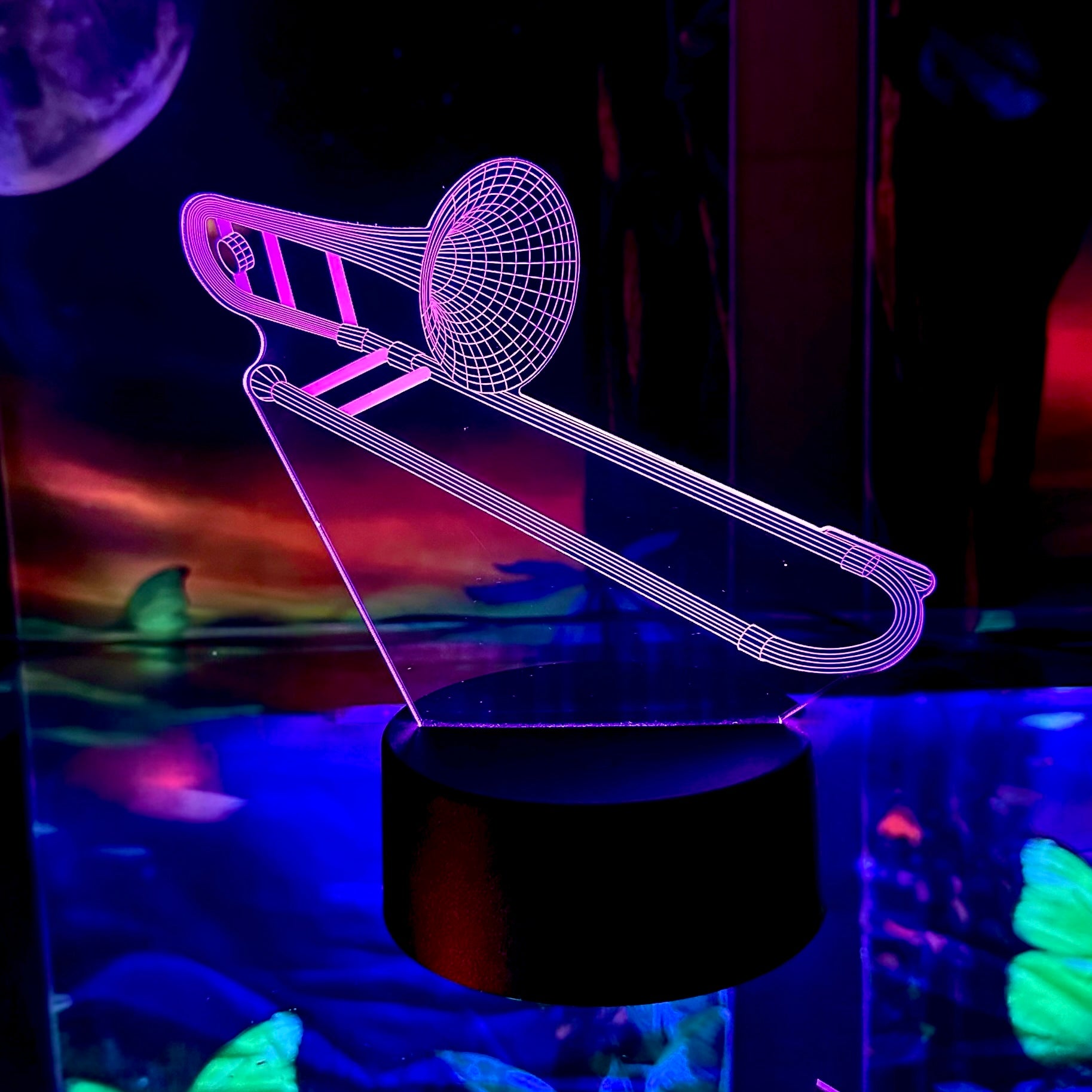 3D Music Lights: Trombone