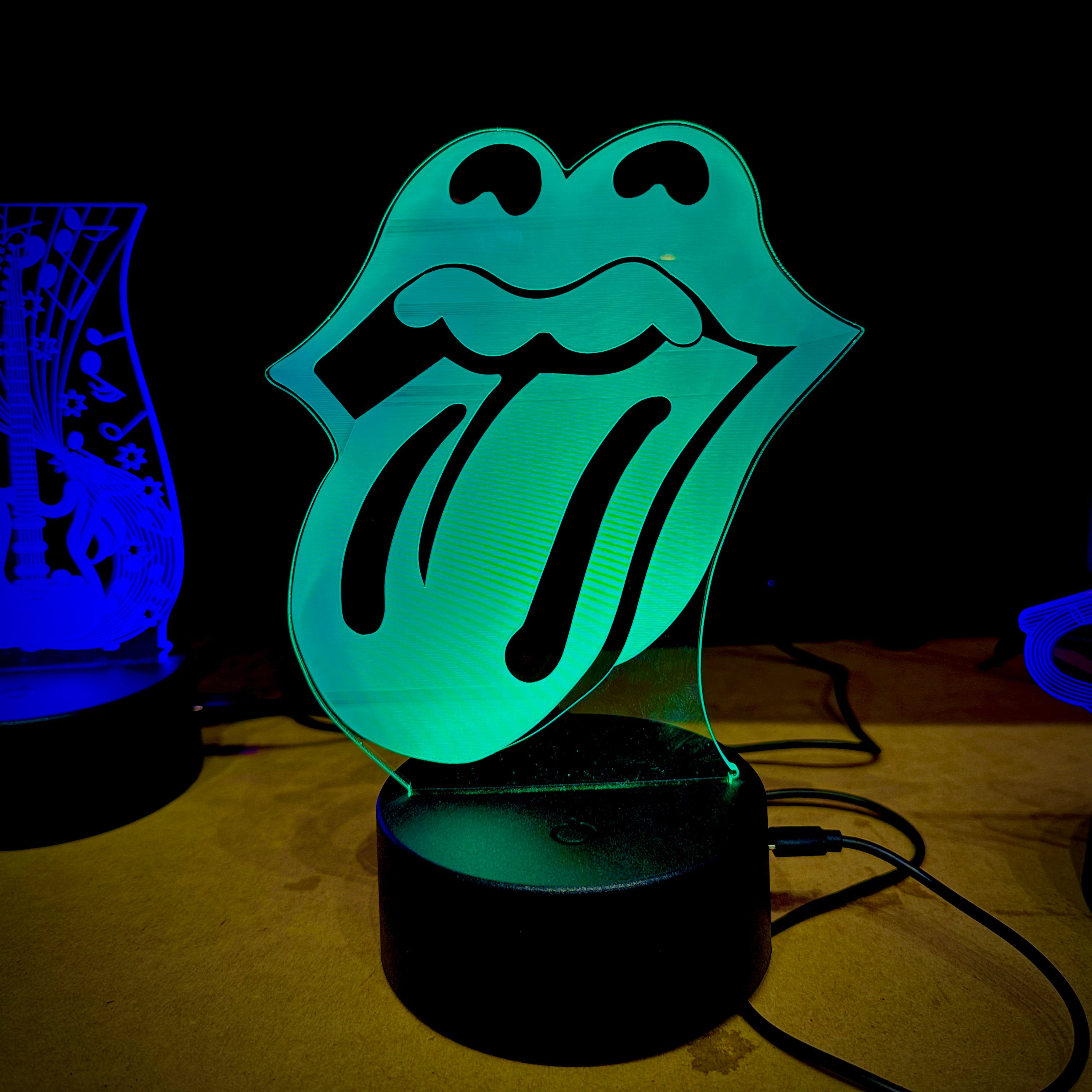 3D Music Lights: Rolling Stones