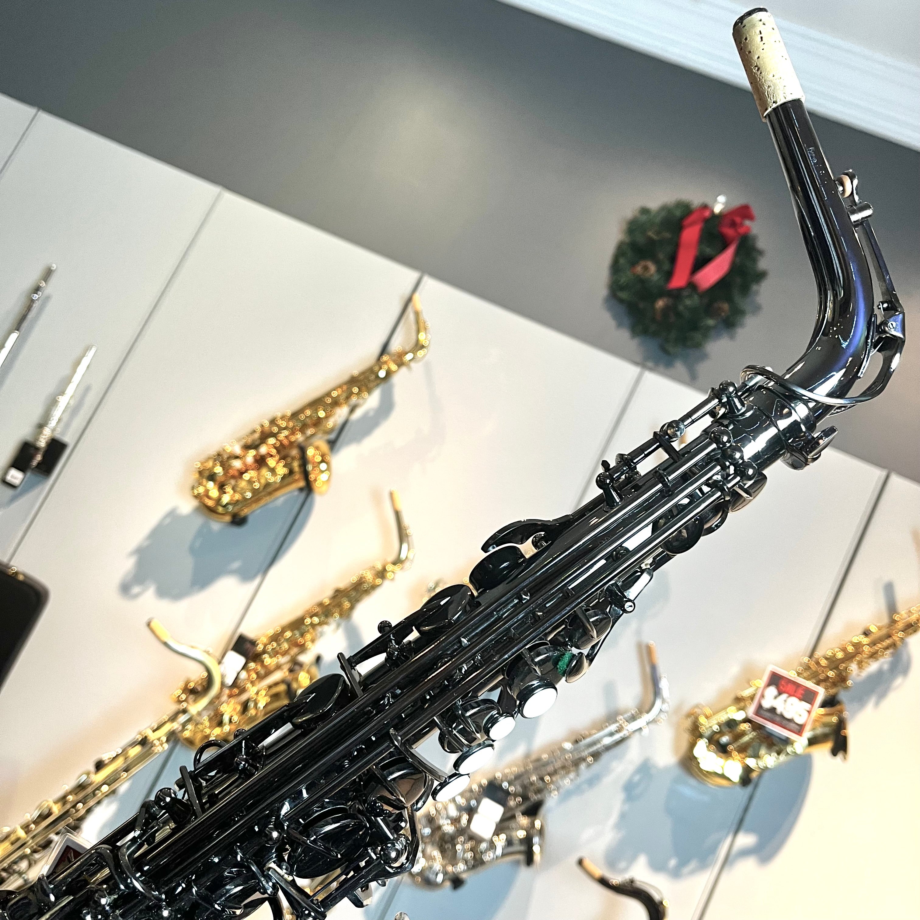 Opal OAS-500: Professional Alto Saxophone, Black Nickel Finish