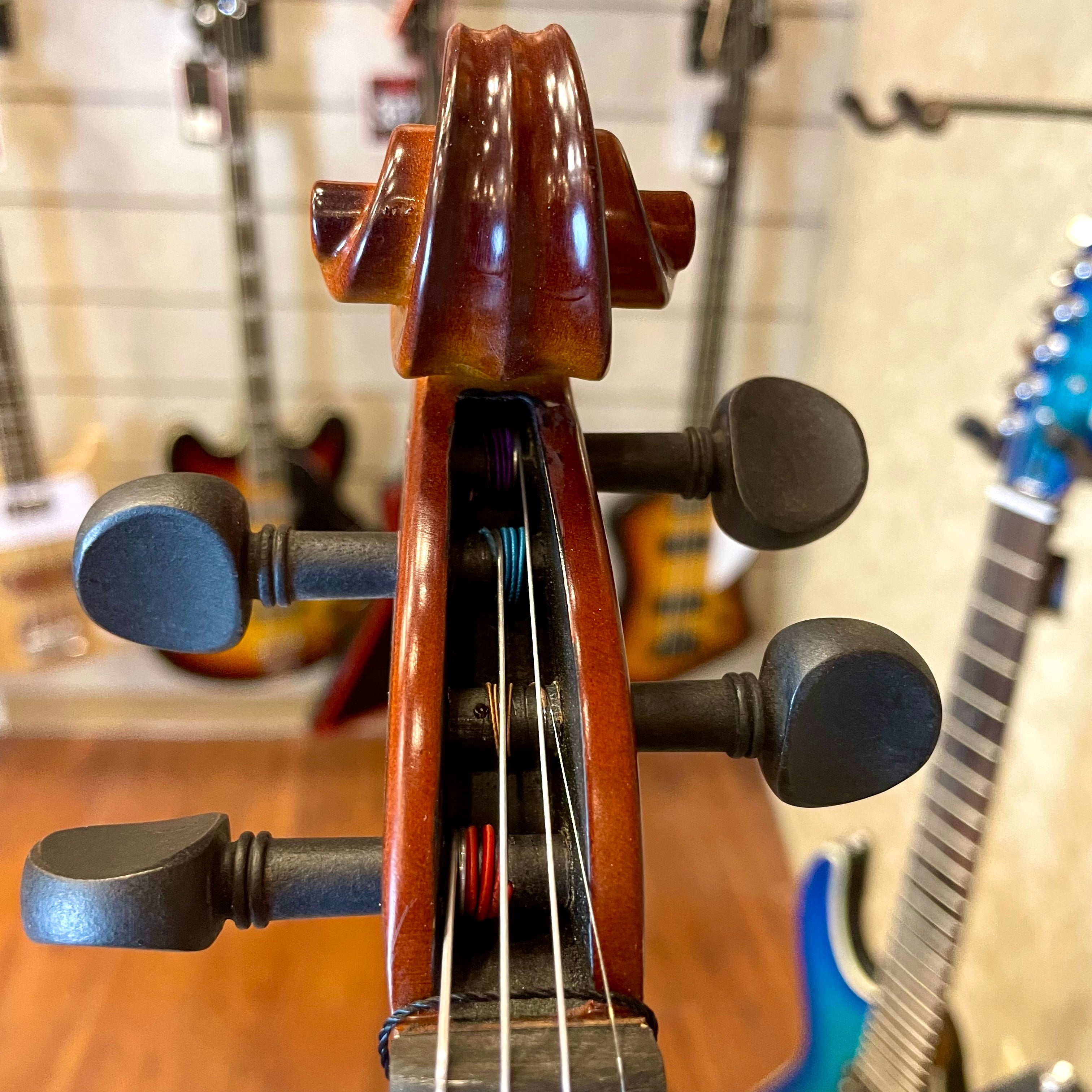 Strumenti a corde: 2500 - Student Violin, Hand Carved, Dark Matte