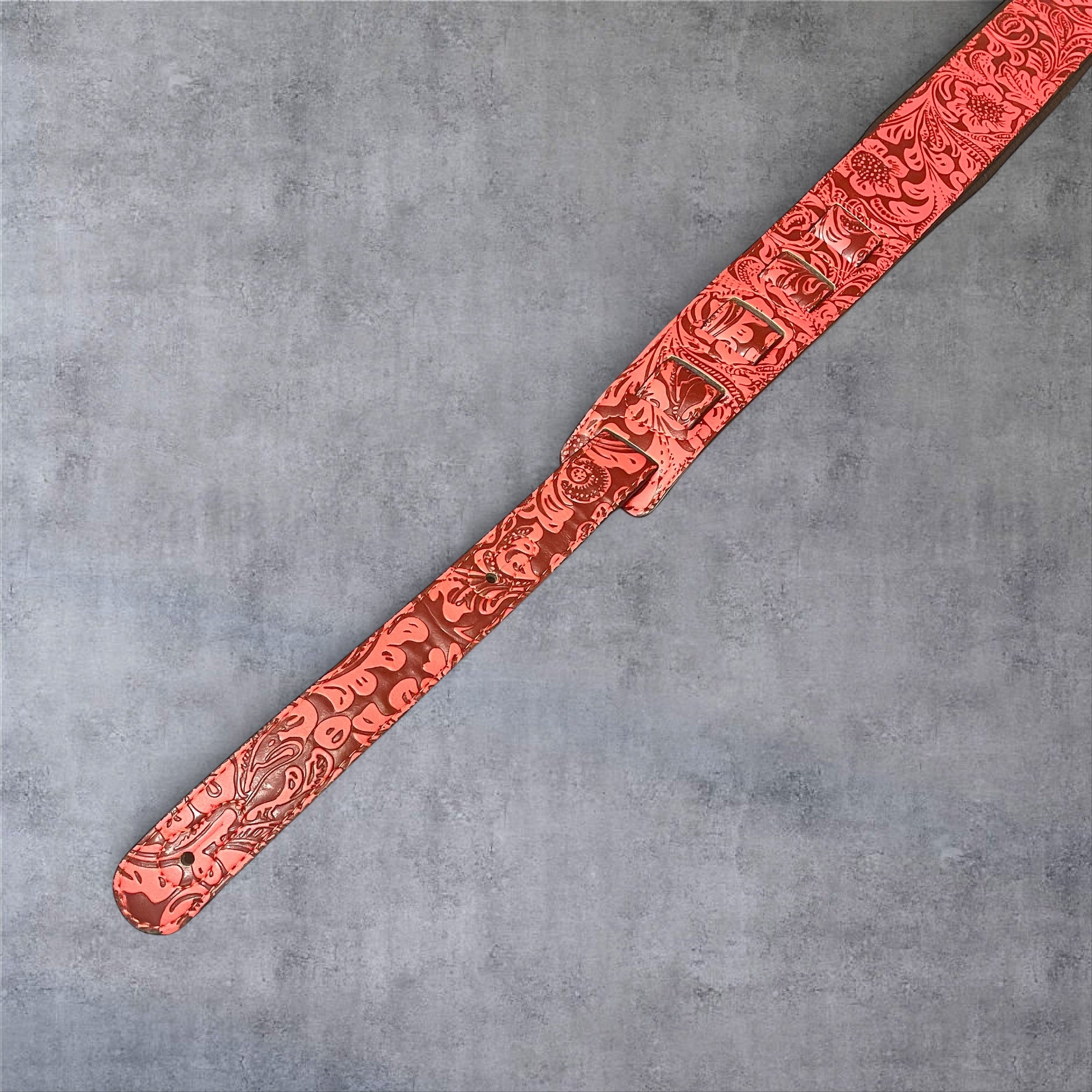 Gephardt PU Leather Guitar/Bass Strap - Red