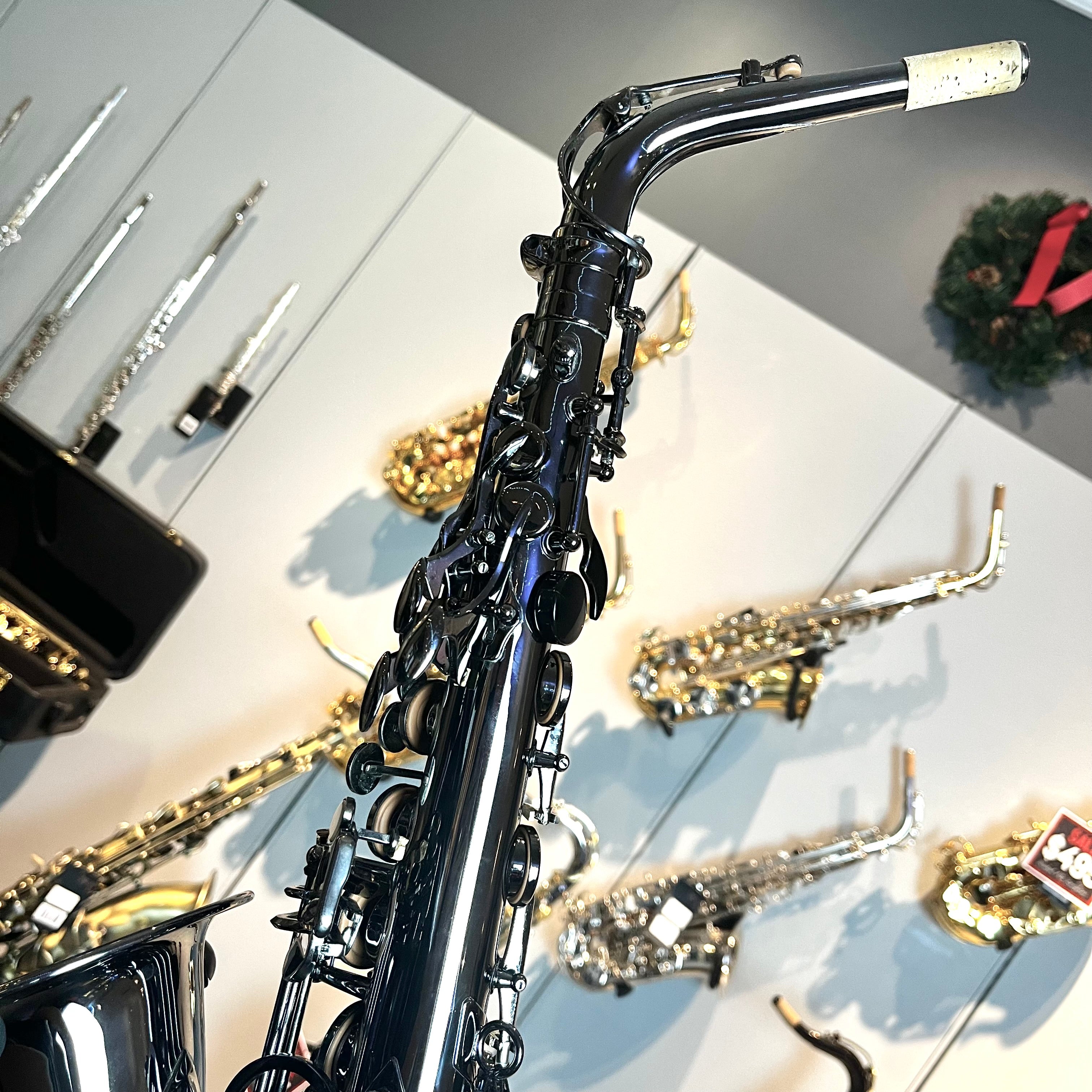 Opal OAS-500: Professional Alto Saxophone, Black Nickel Finish
