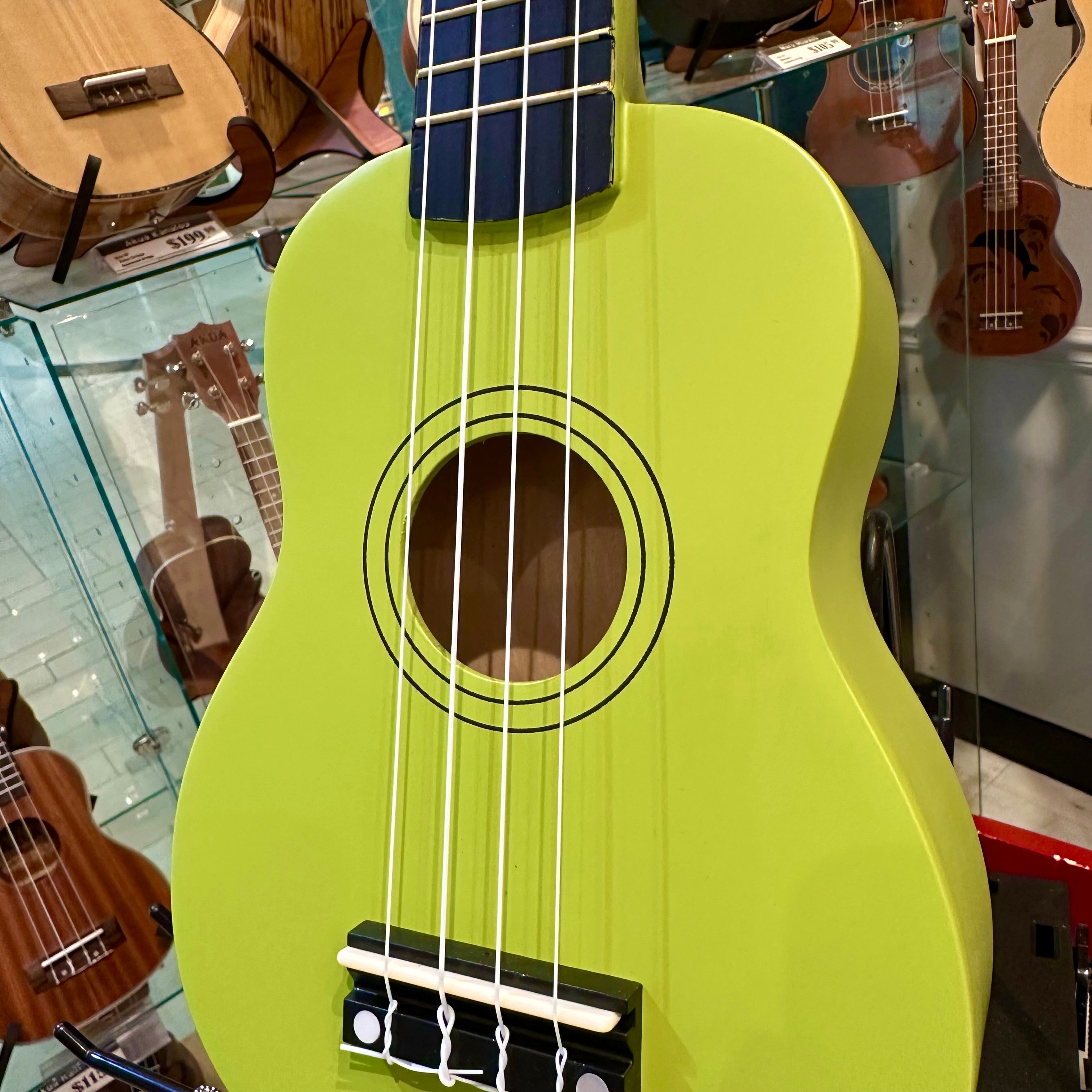 Rebrand Kids Colorful 21" Soprano Ukulele - Apple Green