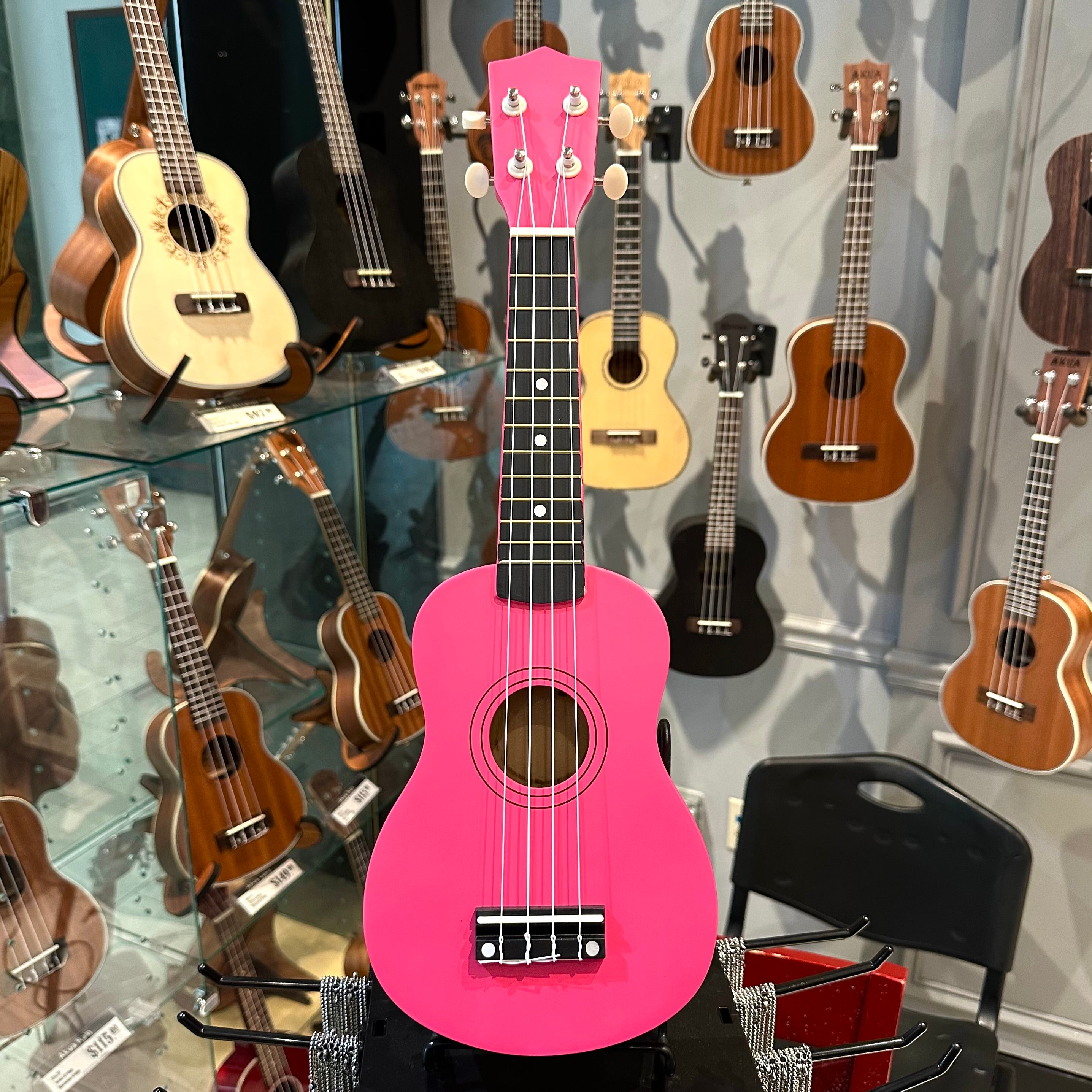 Rebrand Kids Colorful 21" Soprano Ukulele - Rose