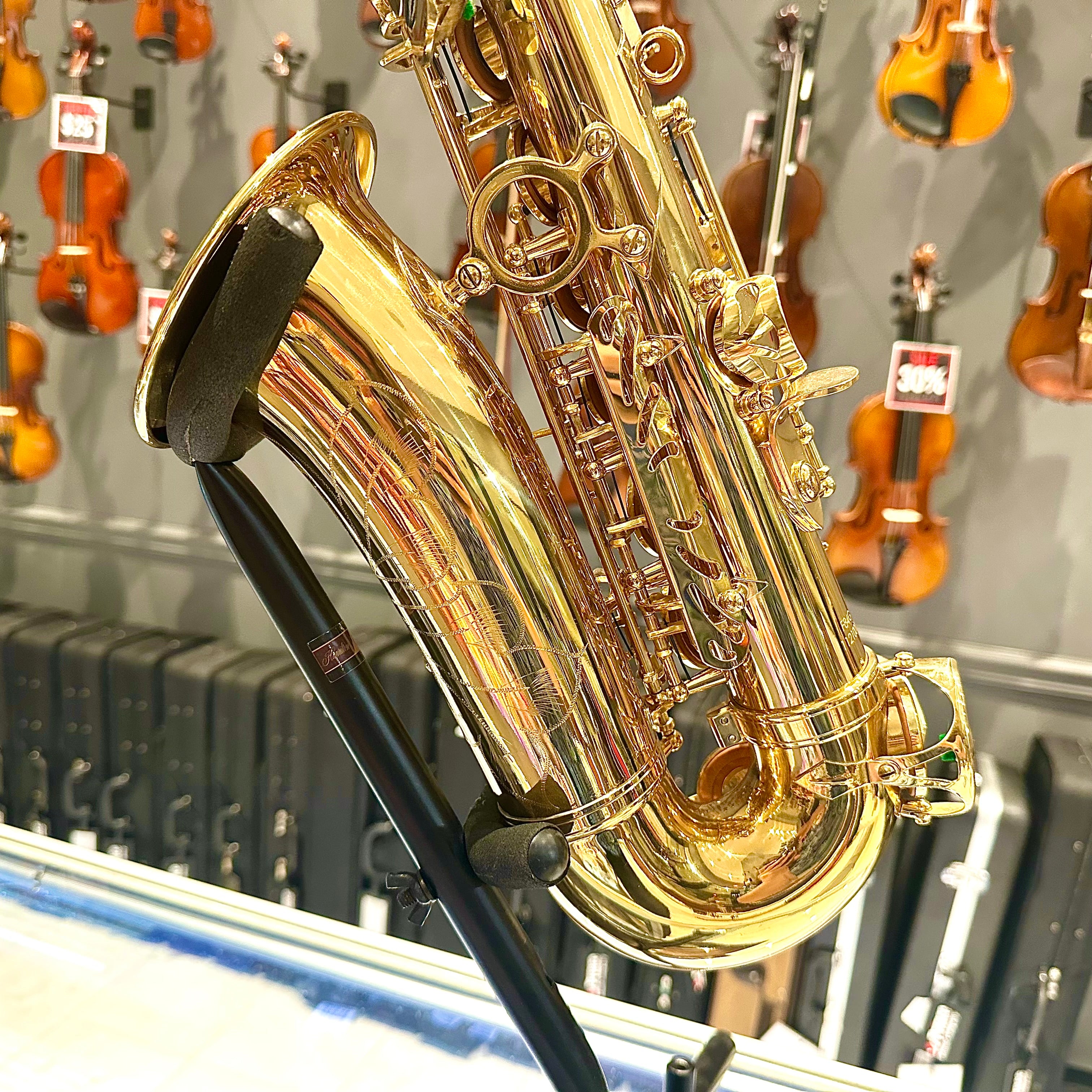 Fugue F84g: Student Alto Saxophone, Gold Lacquered