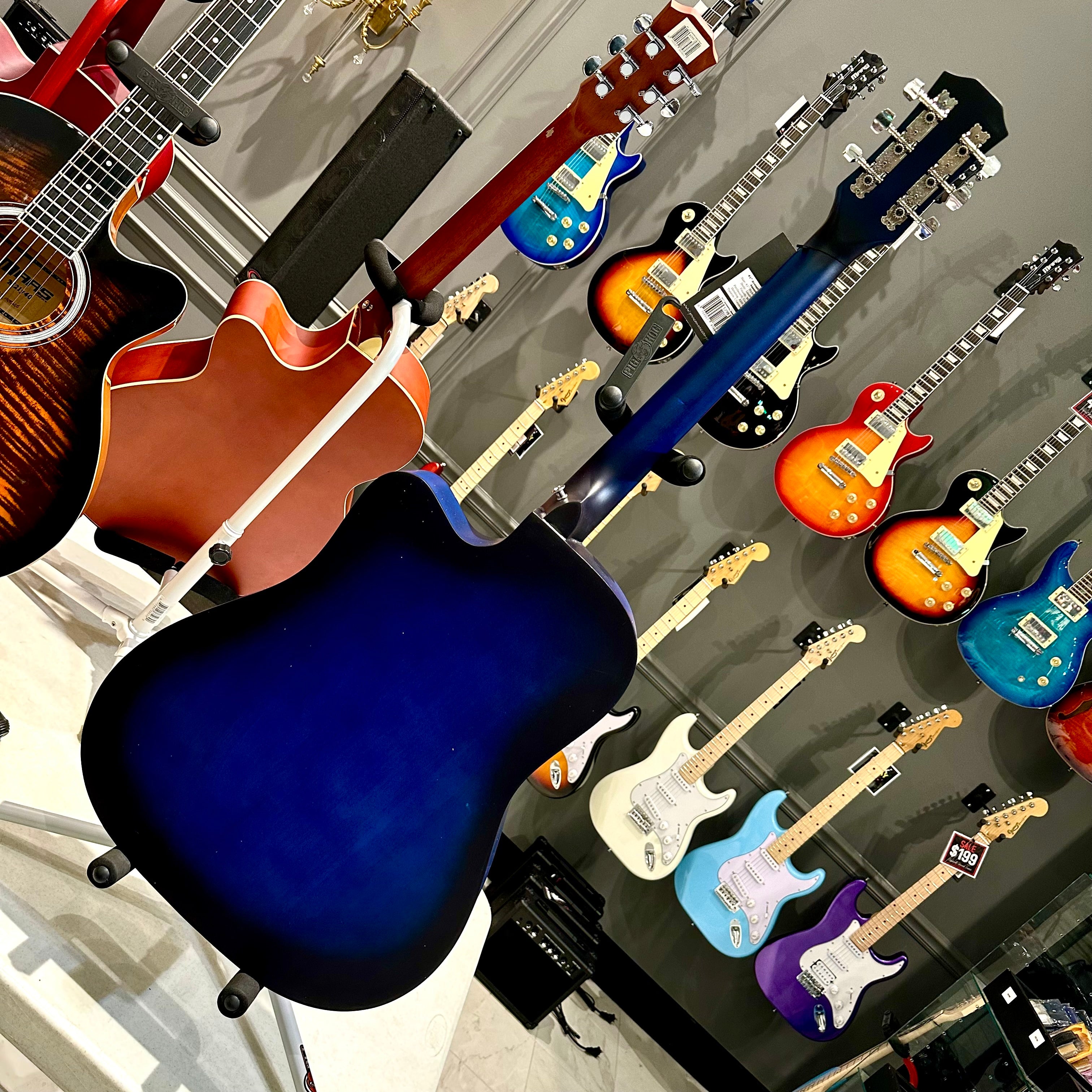Rebrand 41" Acoustic Guitar - Blue