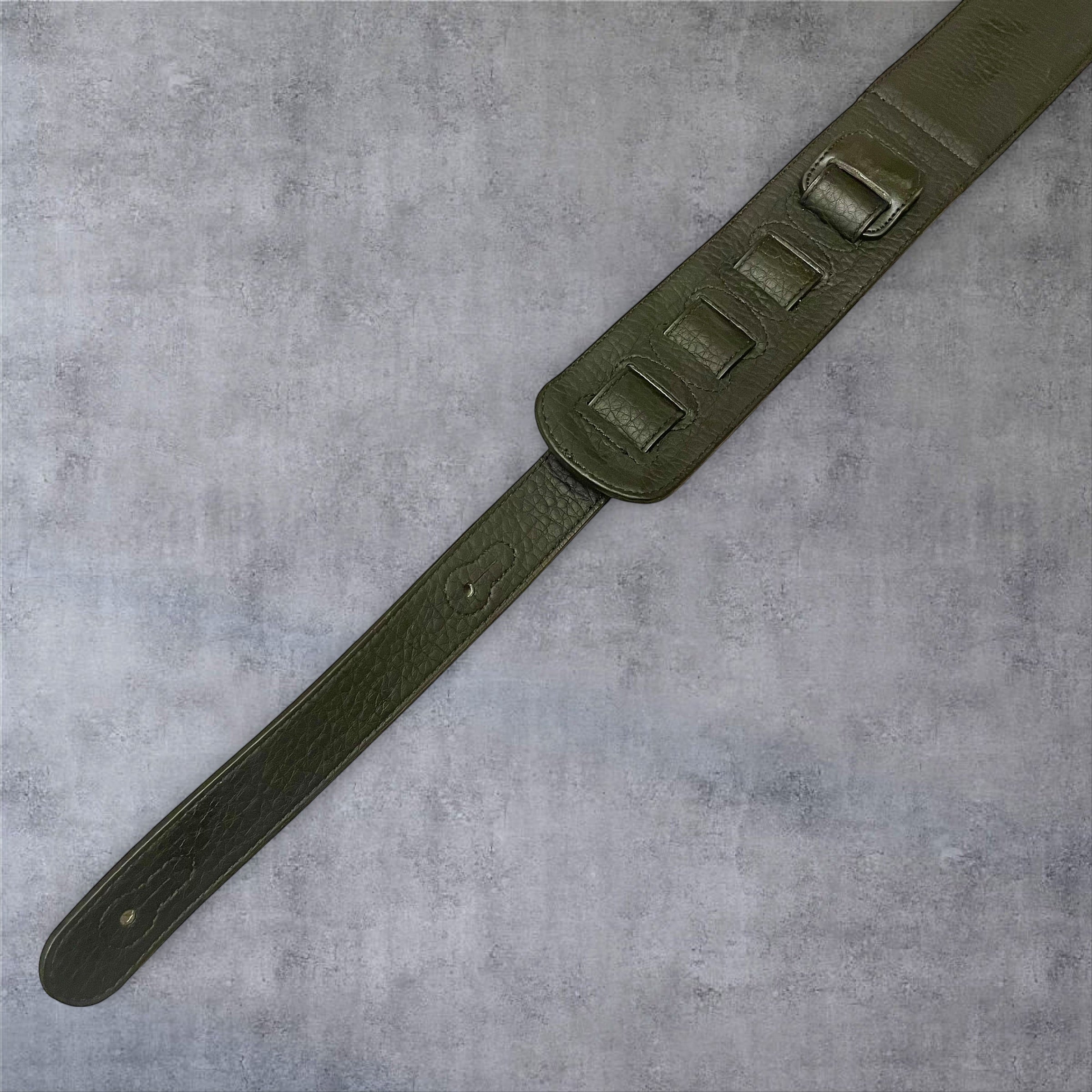 Gephardt PU Leather Guitar/Bass Strap - Black Diamond