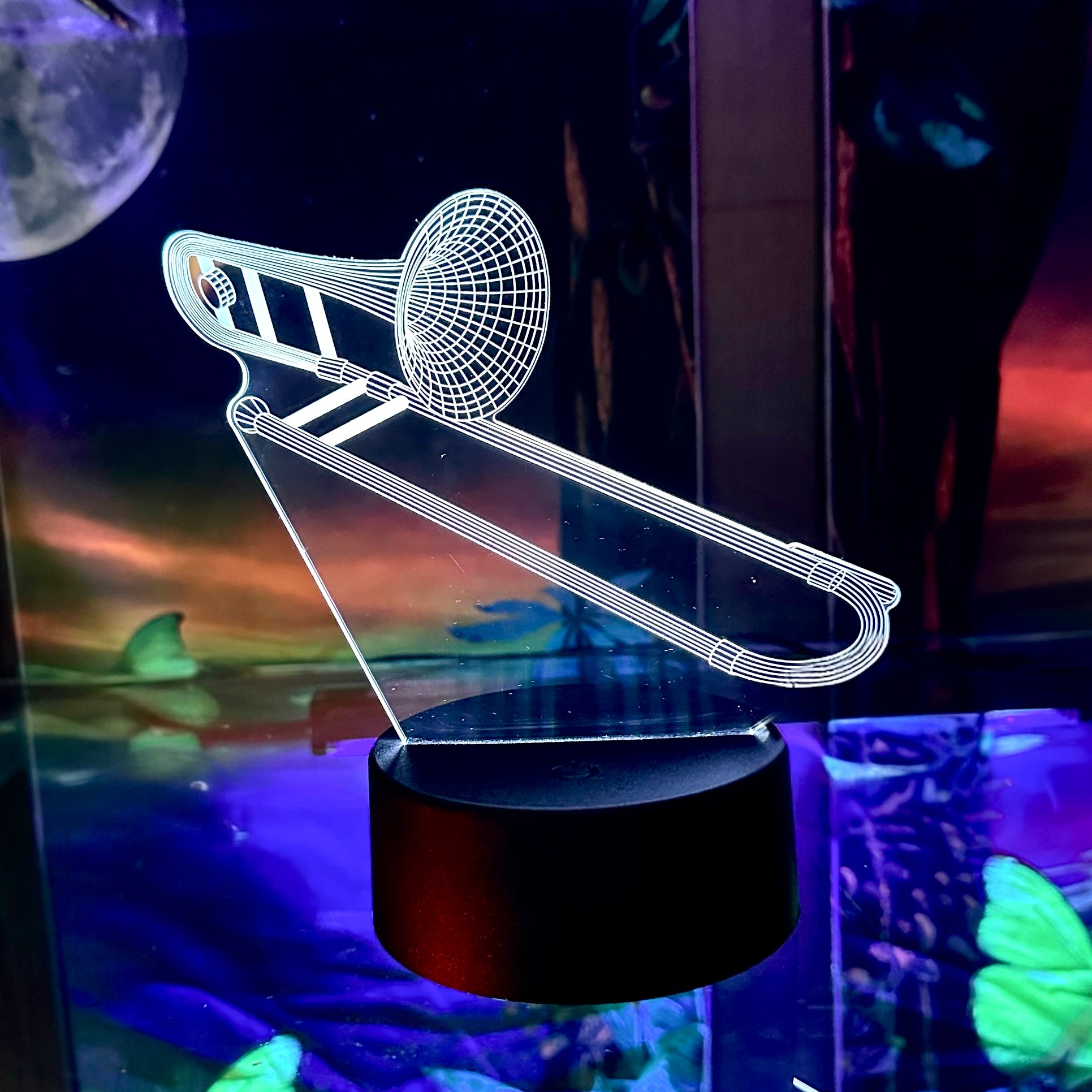 3D Music Lights: Trombone