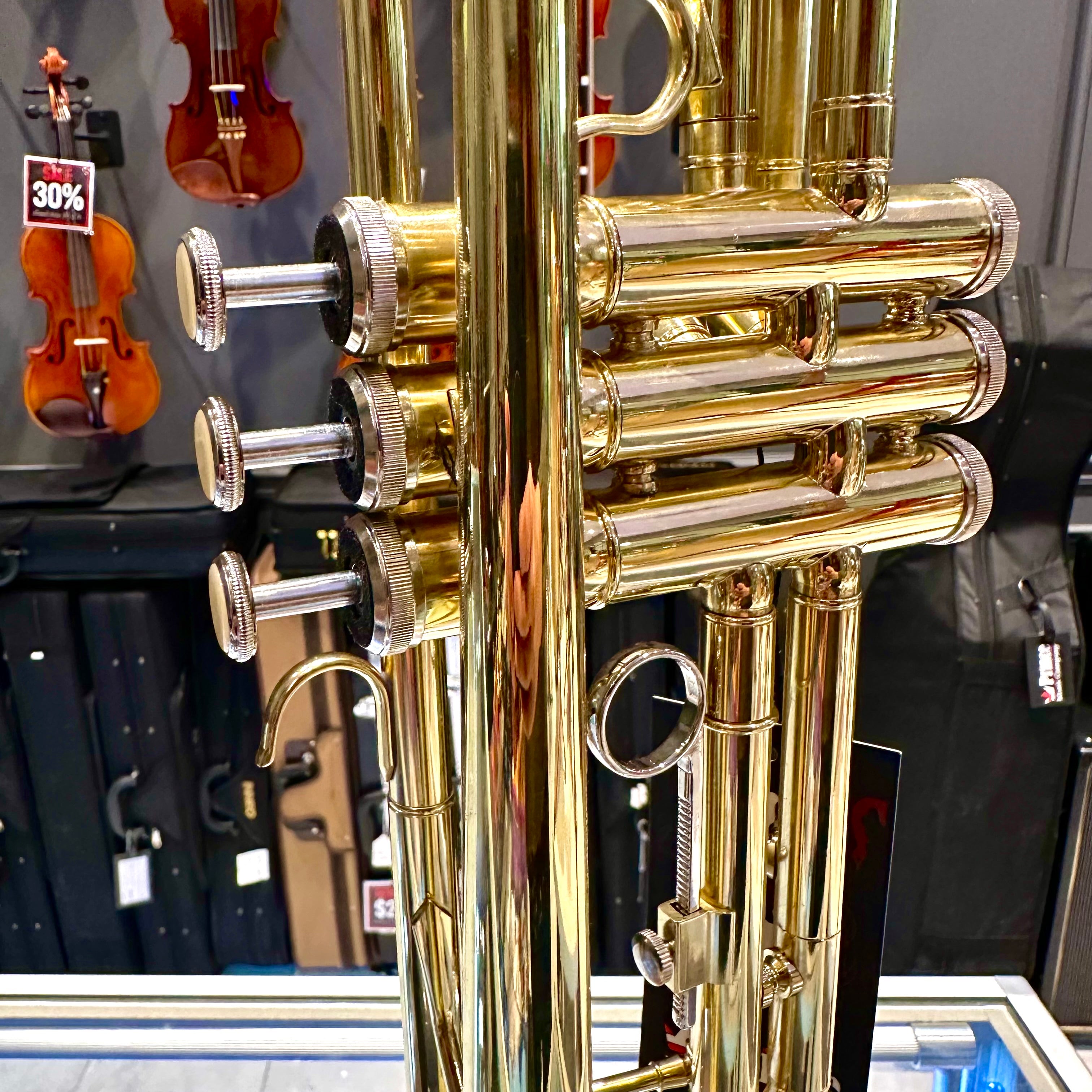 Opal OTR-100: Student Trumpet, Yellow Brass