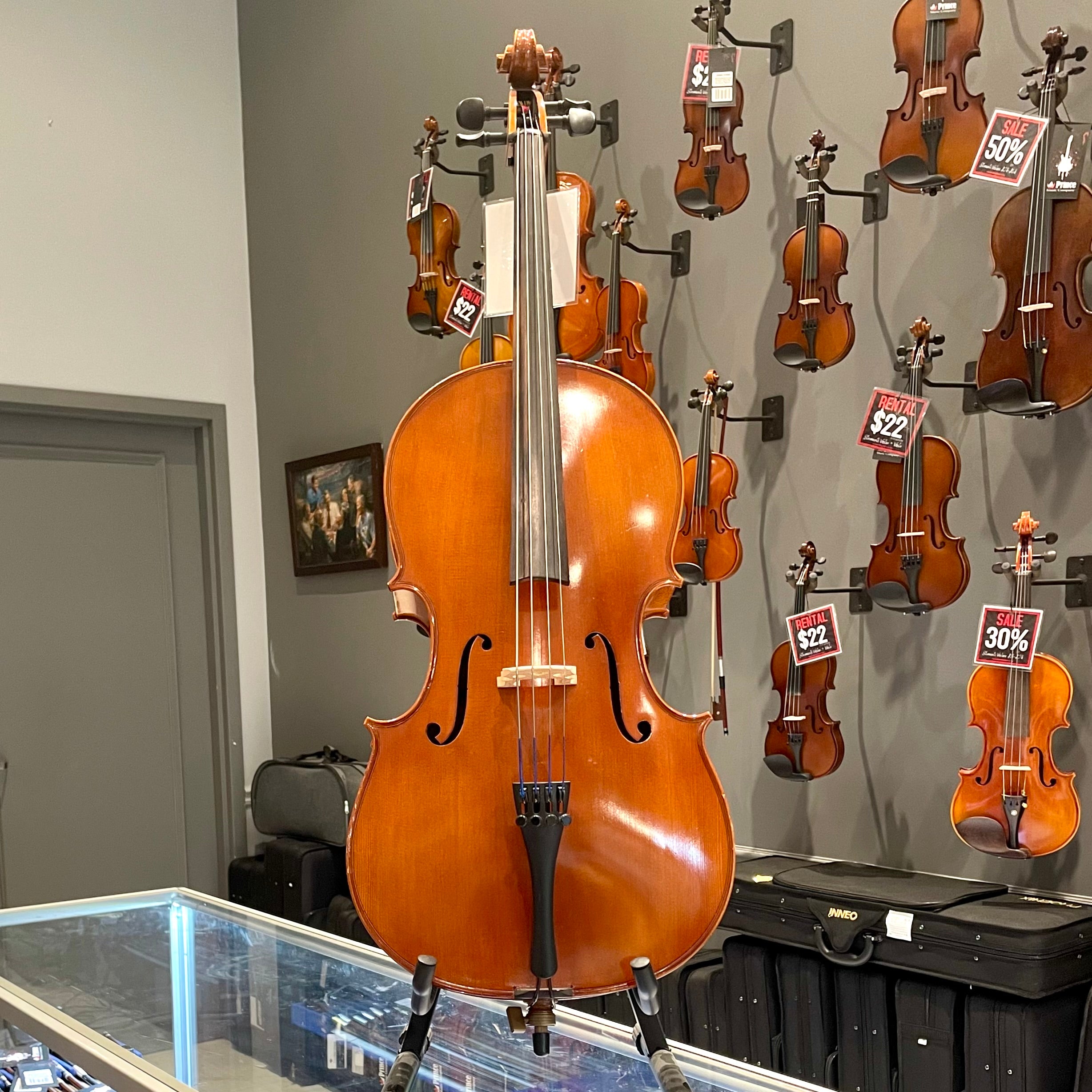 Eastman VC100: Student Cello - 1/4, Used