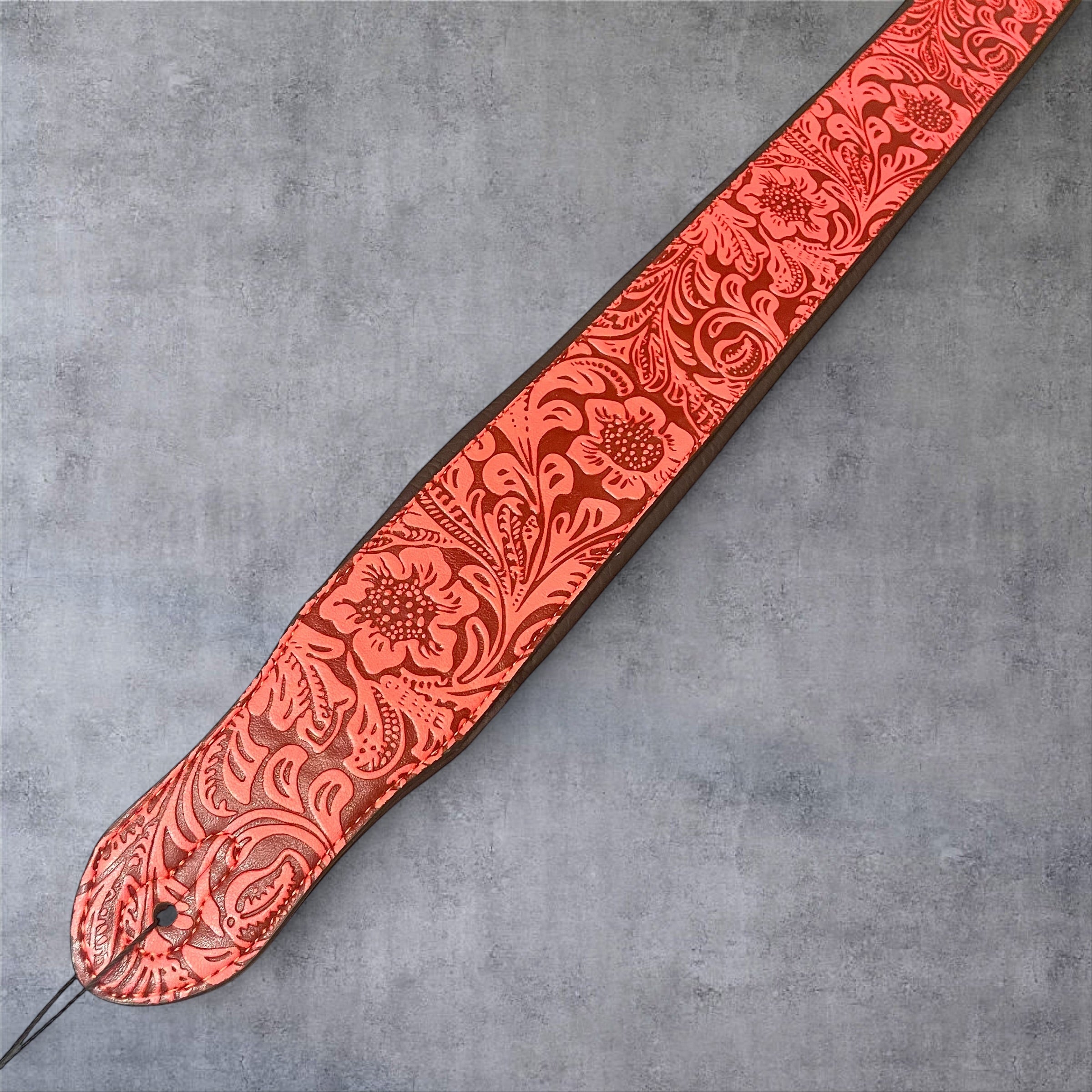 Gephardt PU Leather Guitar/Bass Strap - Red