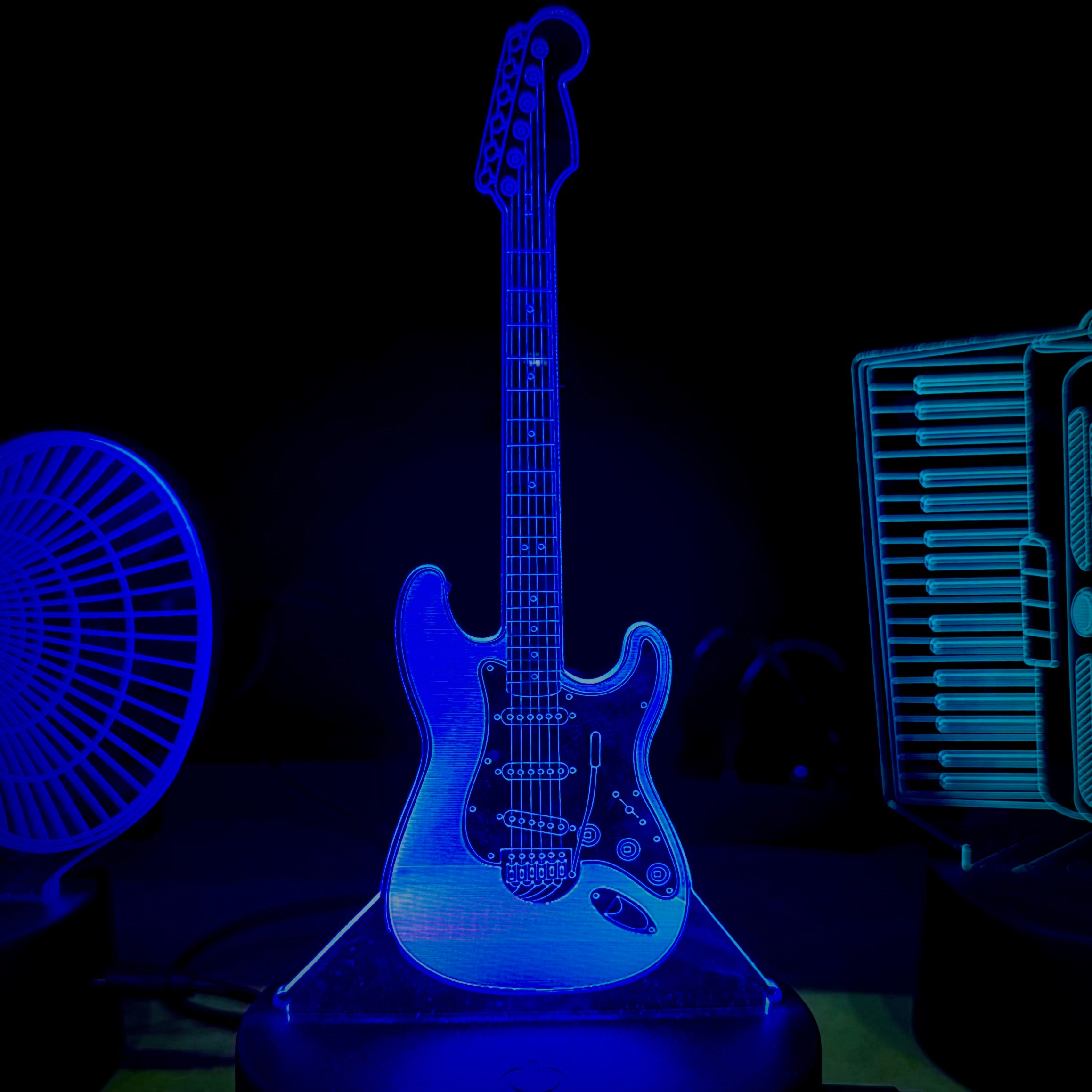 3D Music Lights: Guitar 1