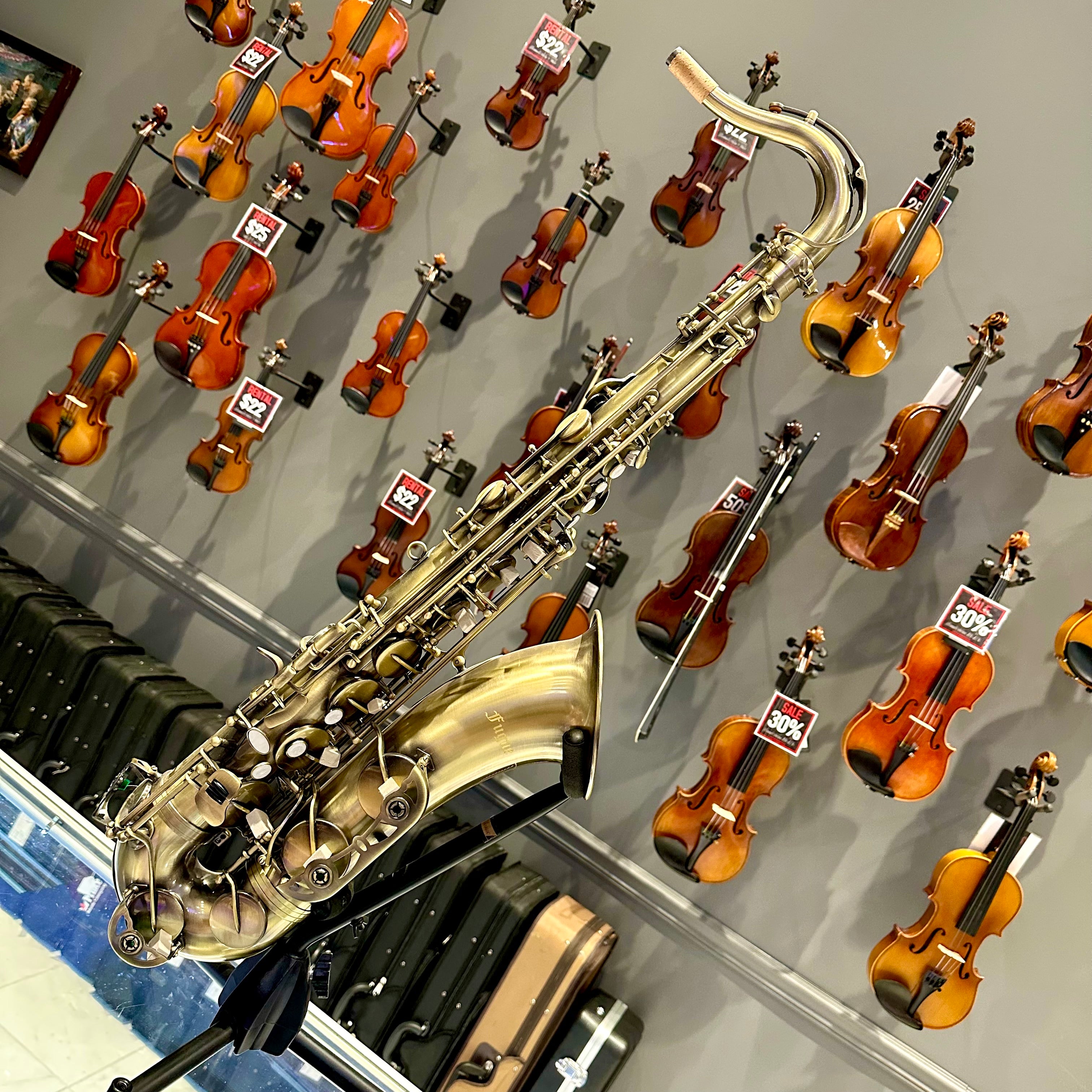 Fugue F35ii: Professional Tenor Saxophone, Antigue Finish