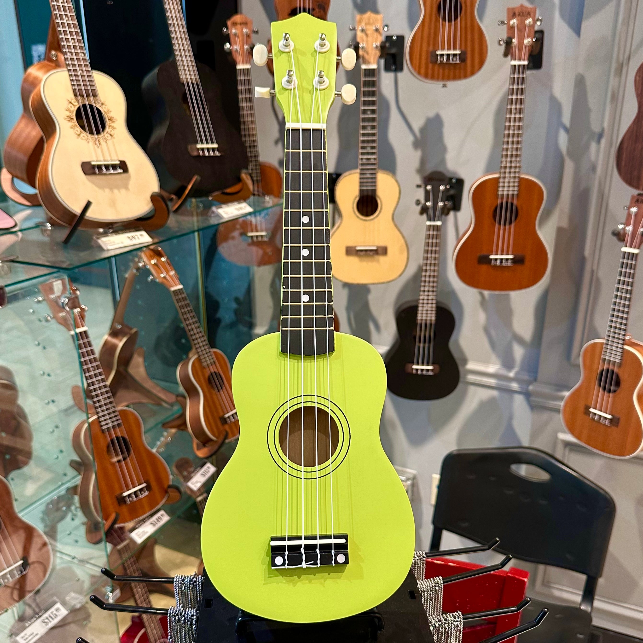 Rebrand Kids Colorful 21" Soprano Ukulele - Apple Green