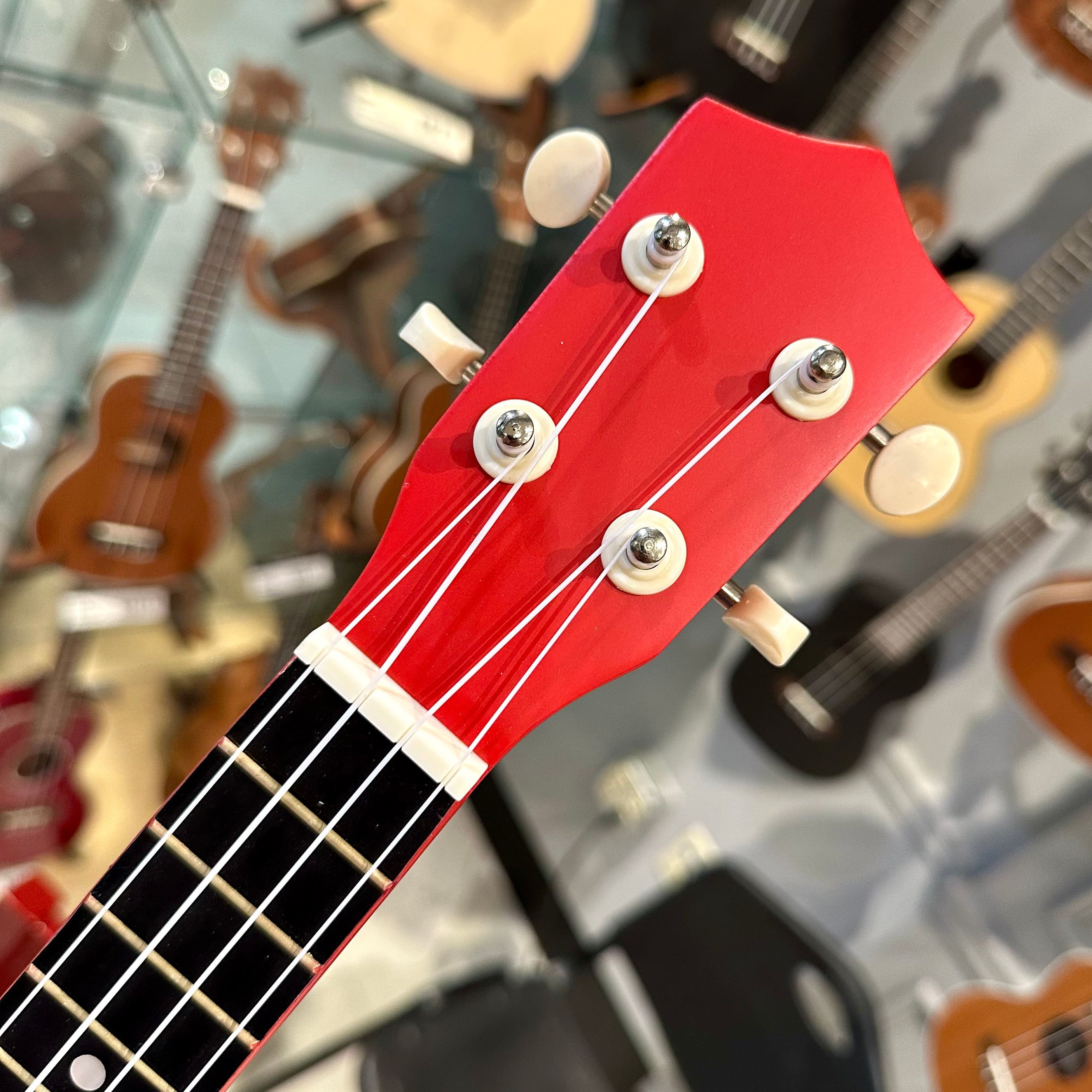 Rebrand Kids Colorful 21" Soprano Ukulele - Red