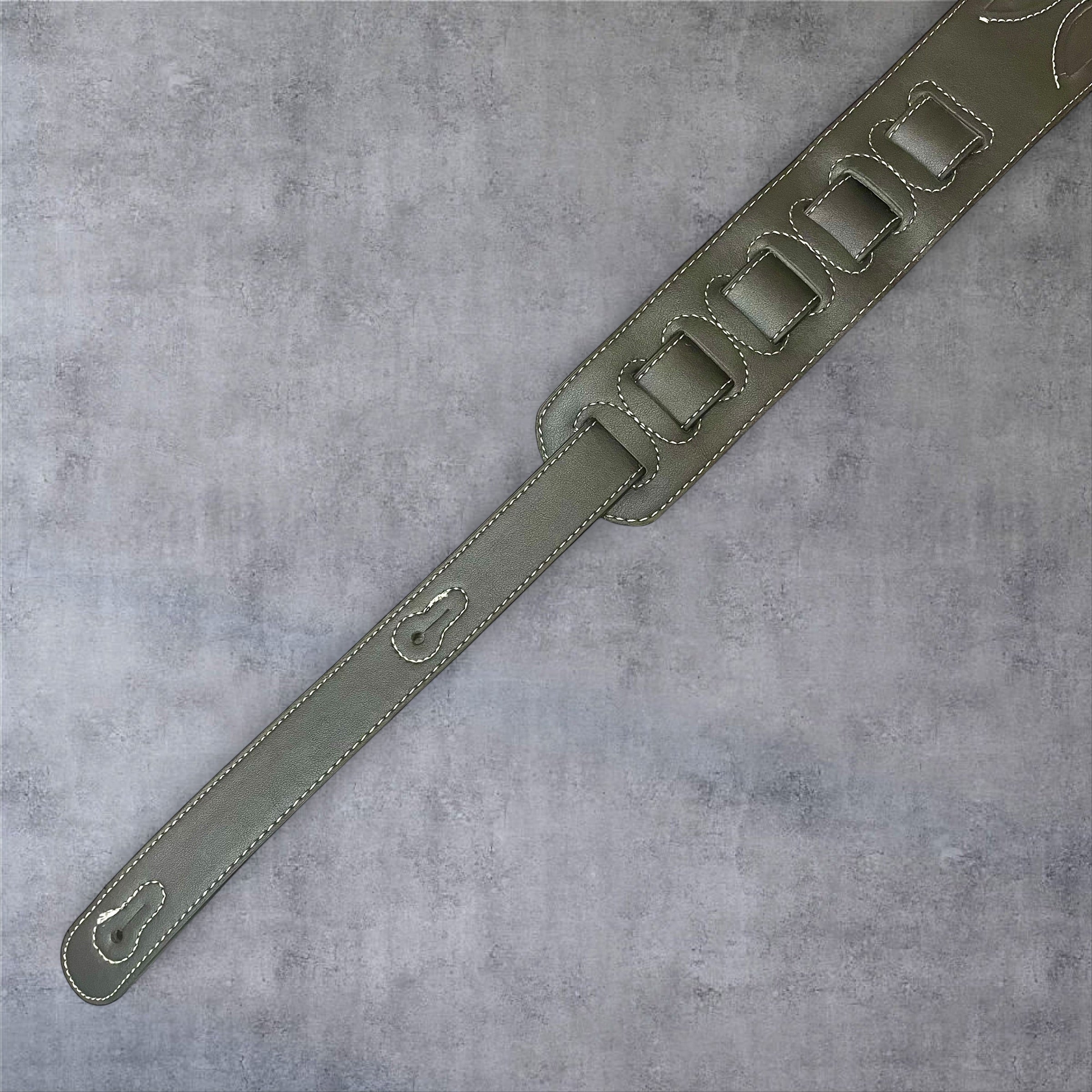 Gephardt PU Leather Guitar/Bass Strap - Black Geo