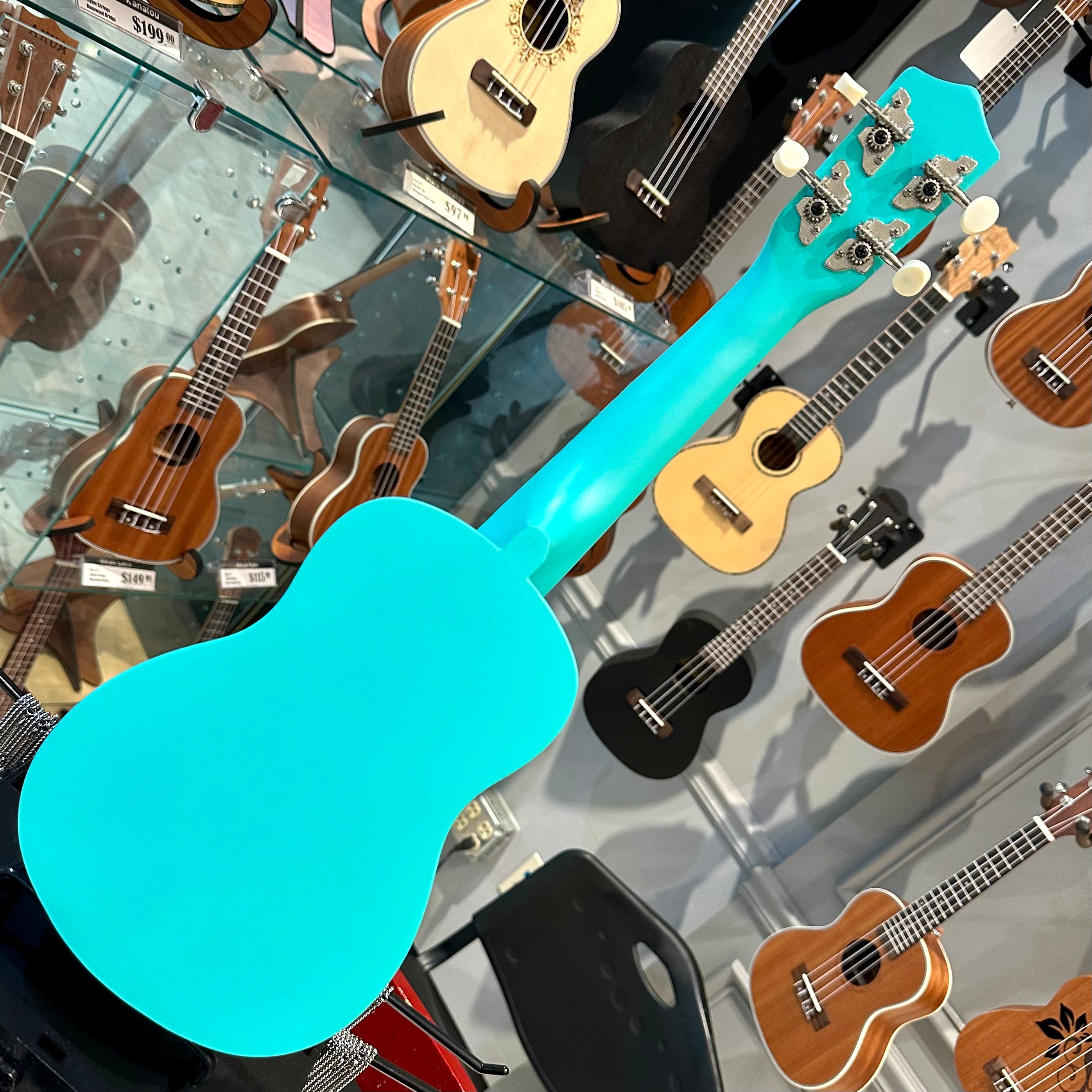 Rebrand Kids Colorful 21" Soprano Ukulele - Mint Green