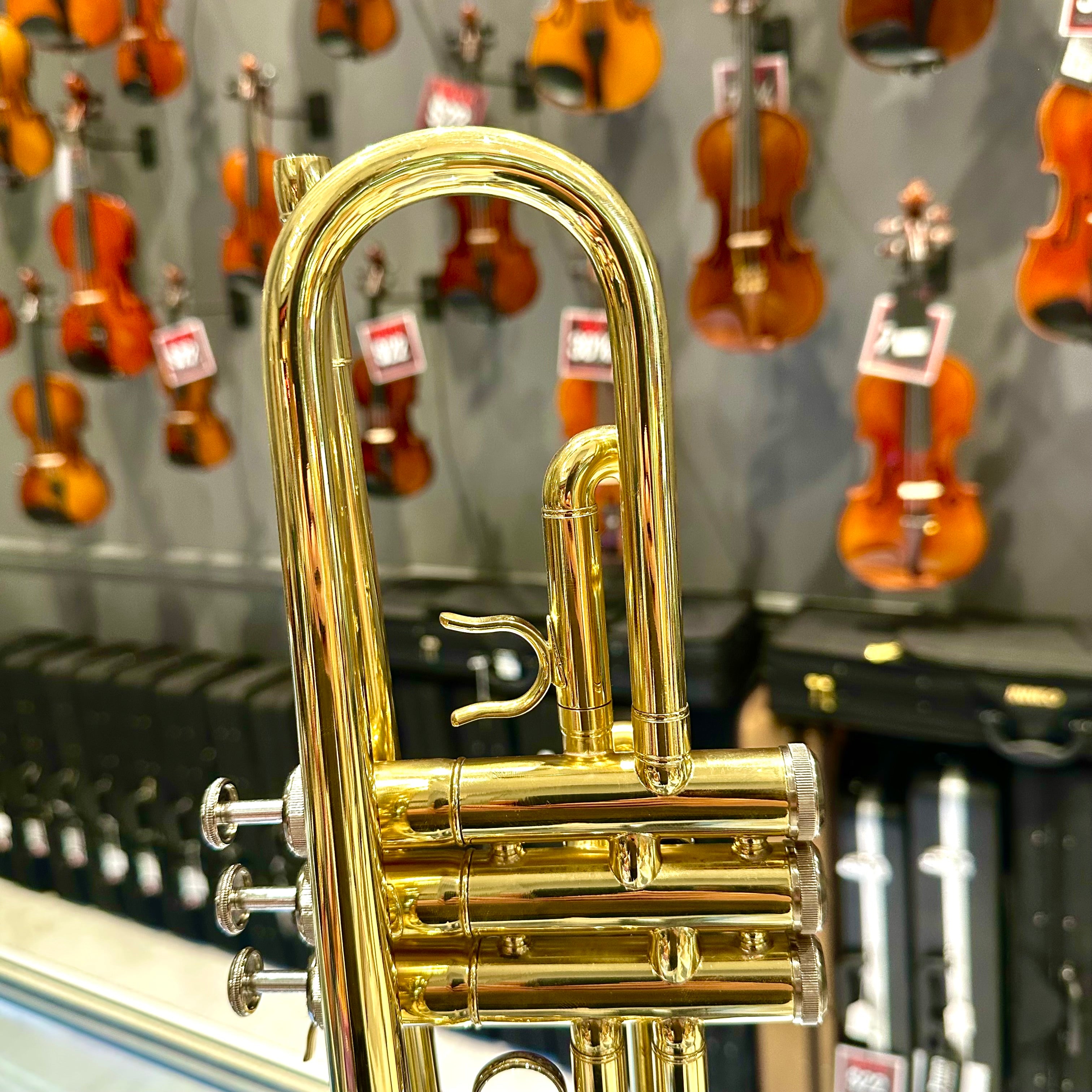 Opal OTR-100: Student Trumpet, Yellow Brass