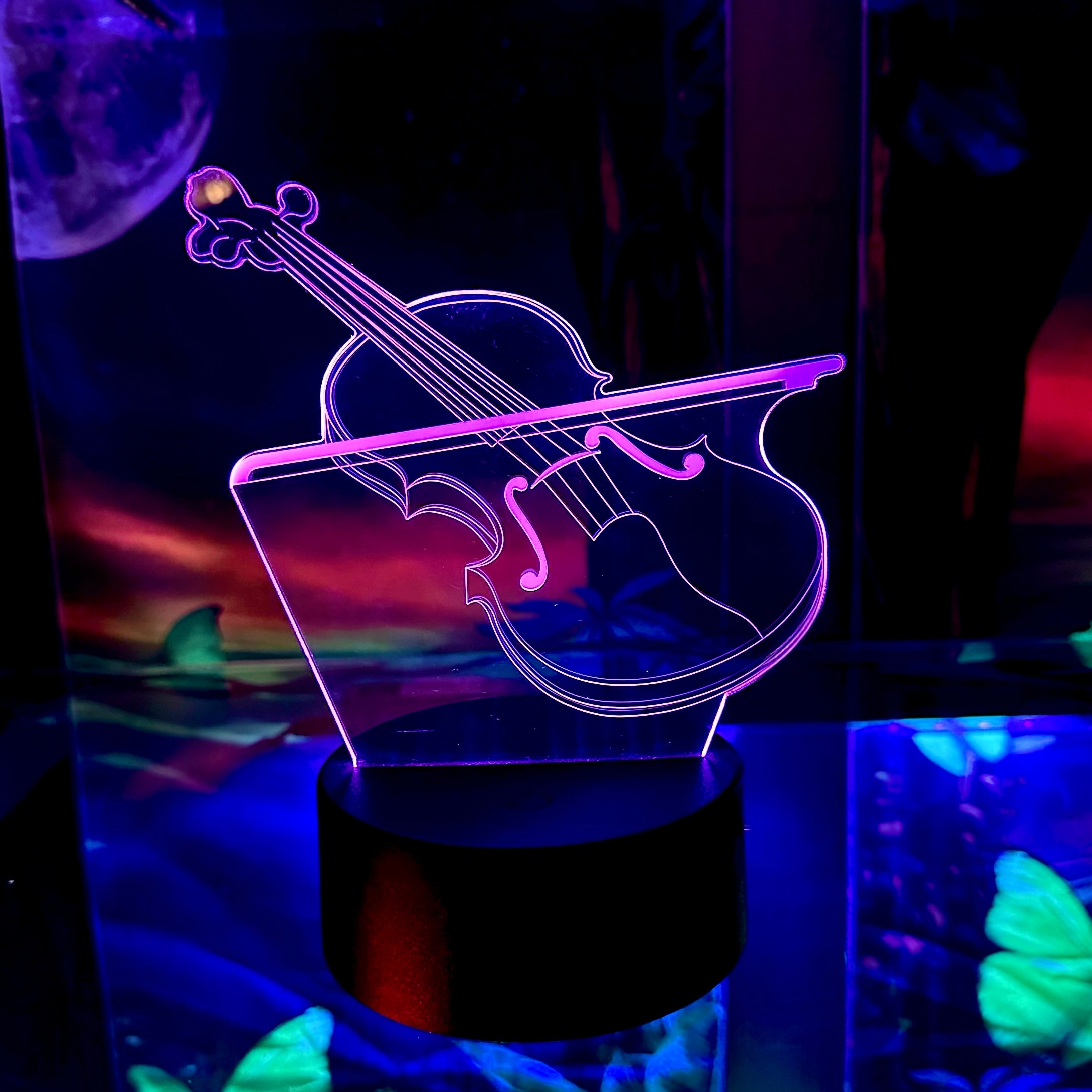 3D Music Lights: Violin 1