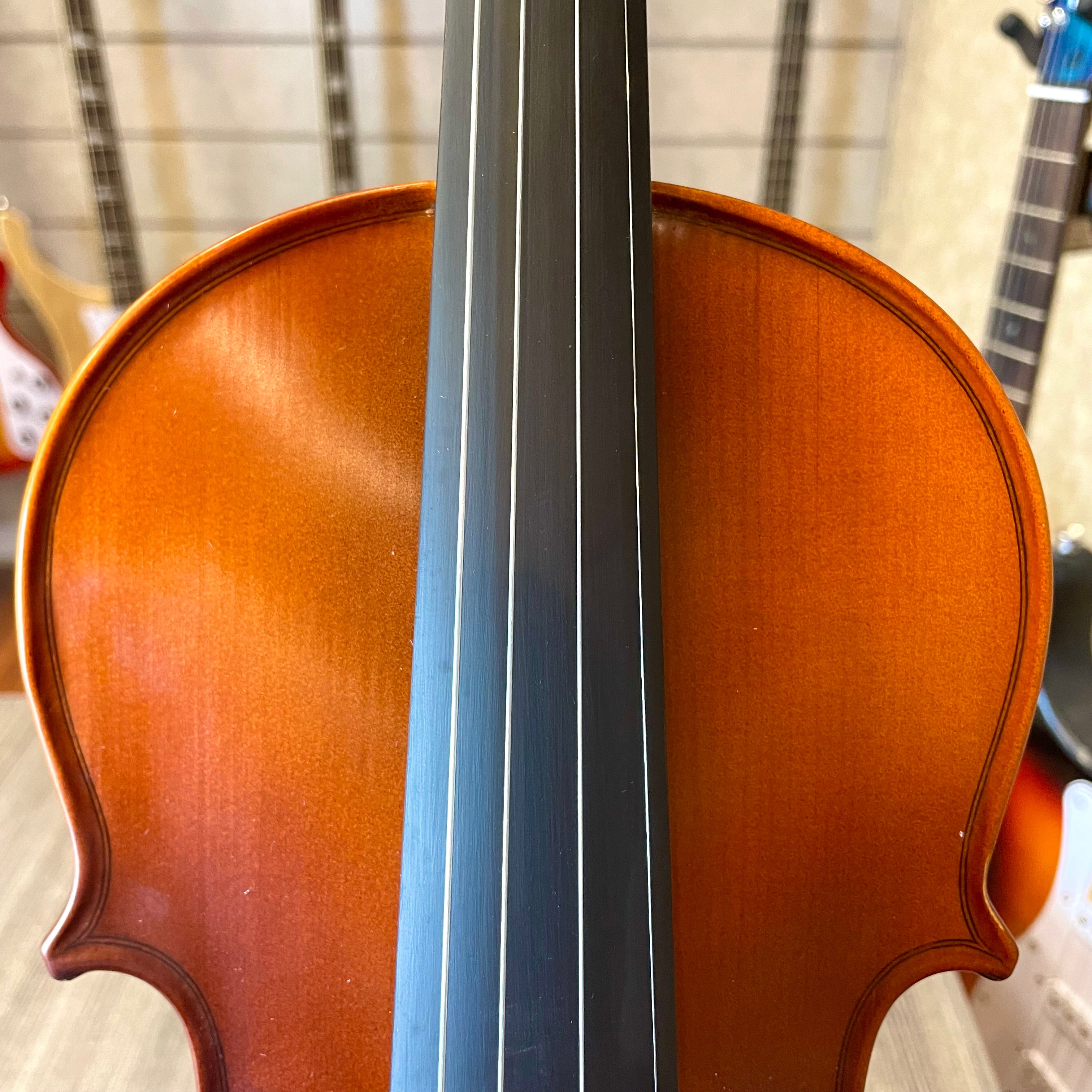 Strumenti a corde: 2500 - Student Violin, Hand Carved, Dark Matte