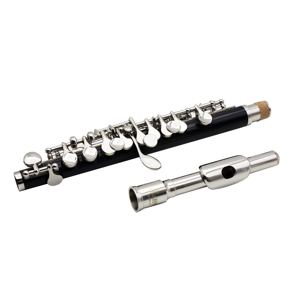 Rebrand P2: Student Piccolo, Black ABS Marching, Silver Keys
