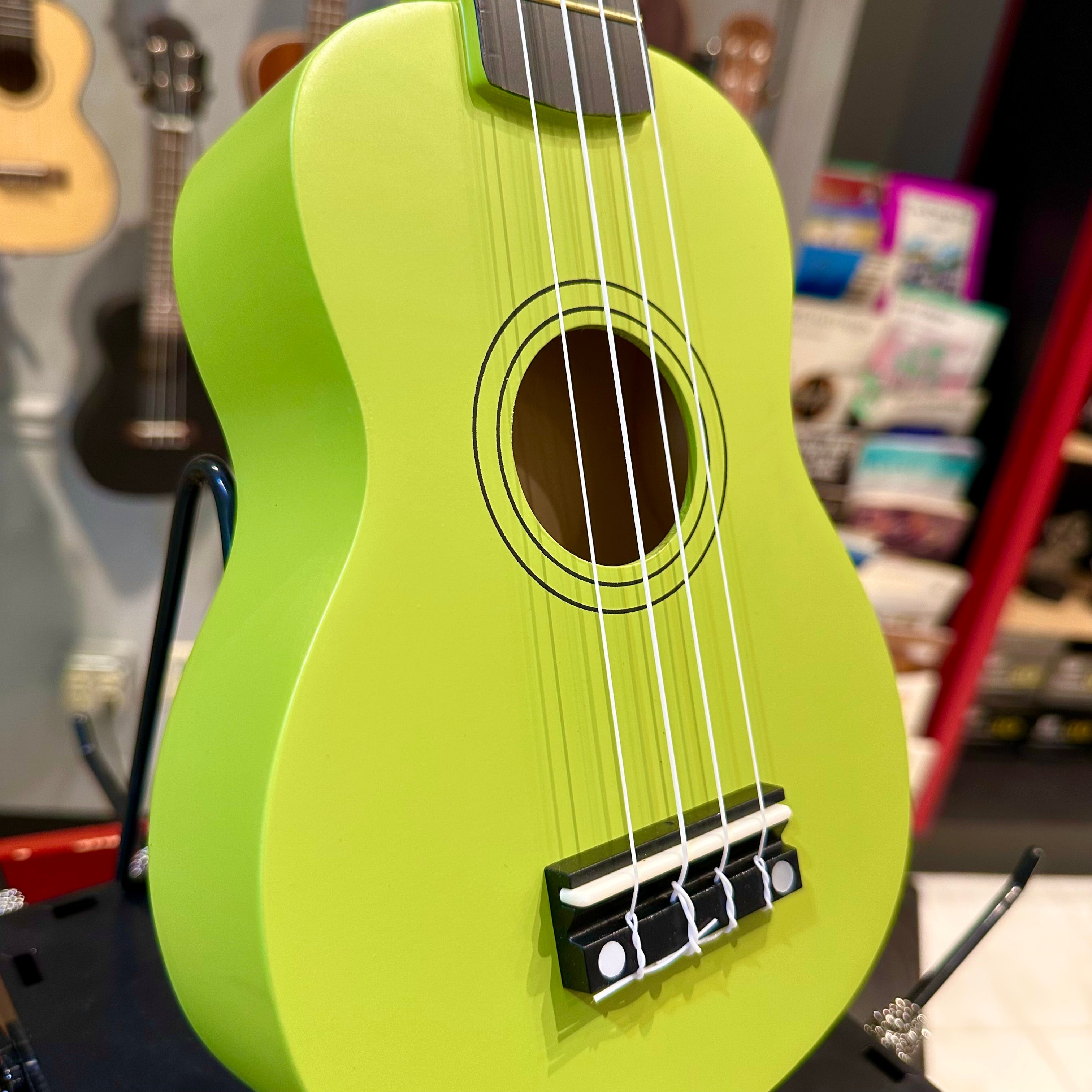 Rebrand Kids Colorful 21" Soprano Ukulele - Apple Green