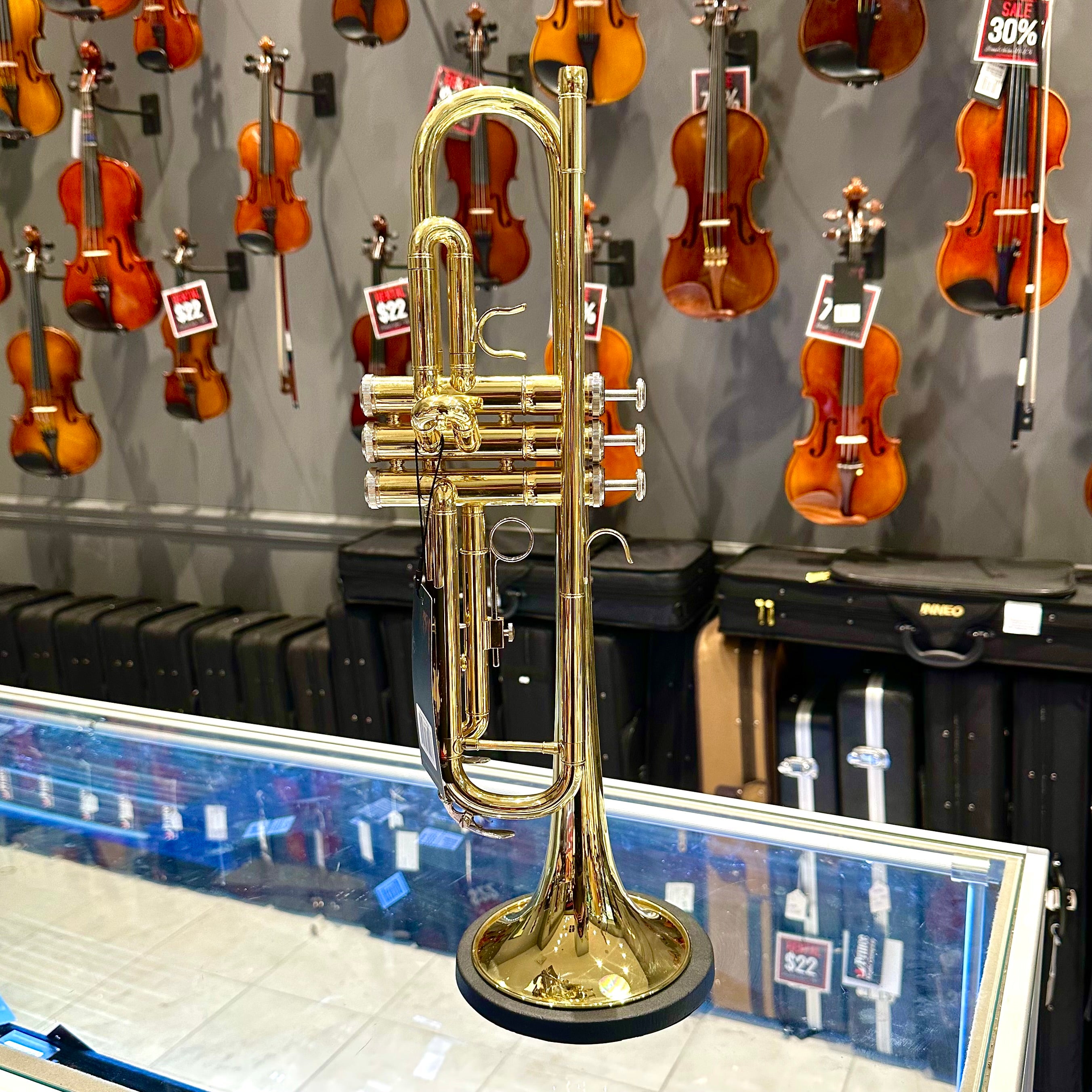 Opal OTR-100: Student Trumpet, Yellow Brass