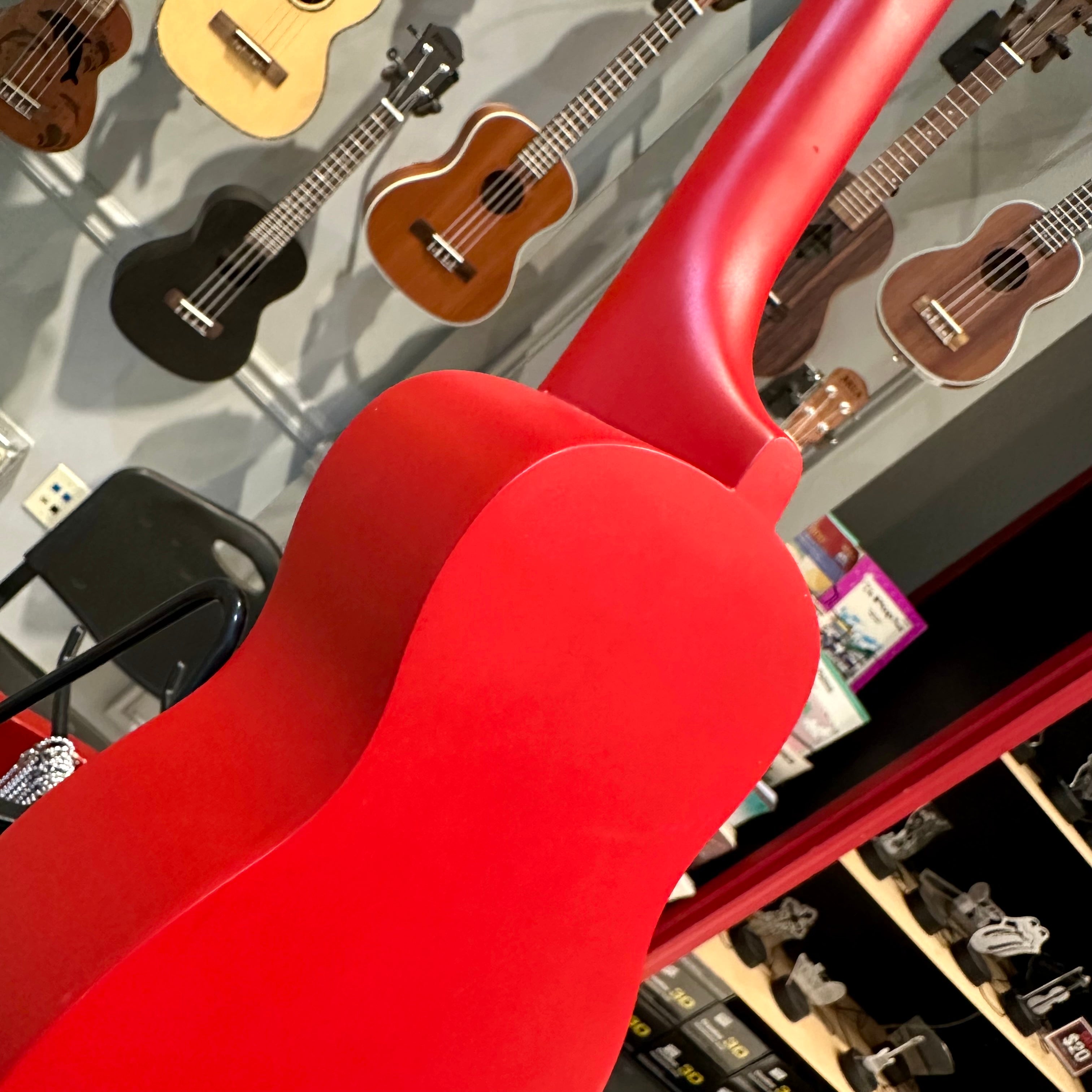 Rebrand Kids Colorful 21" Soprano Ukulele - Red