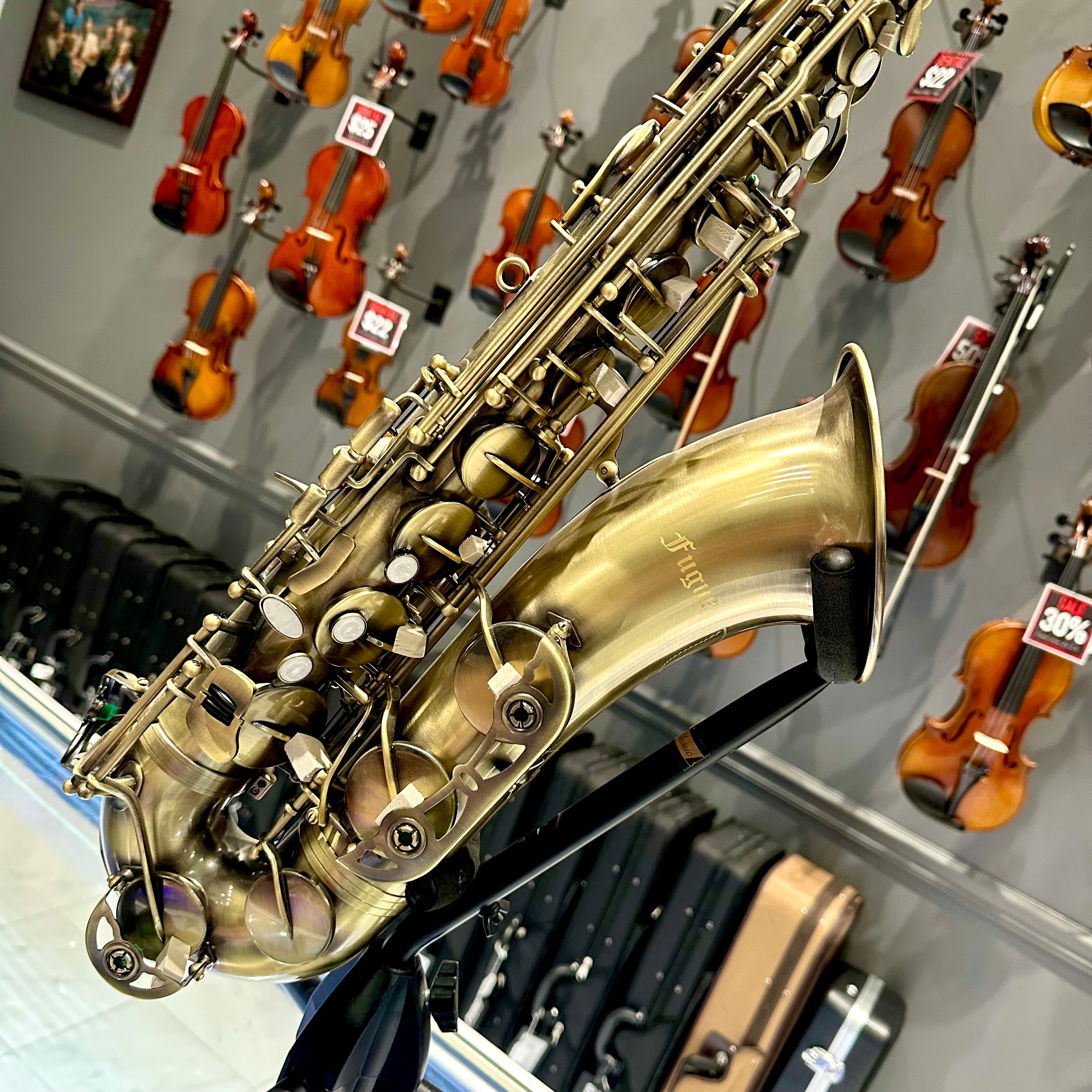 Fugue F35ii: Professional Tenor Saxophone, Antigue Finish