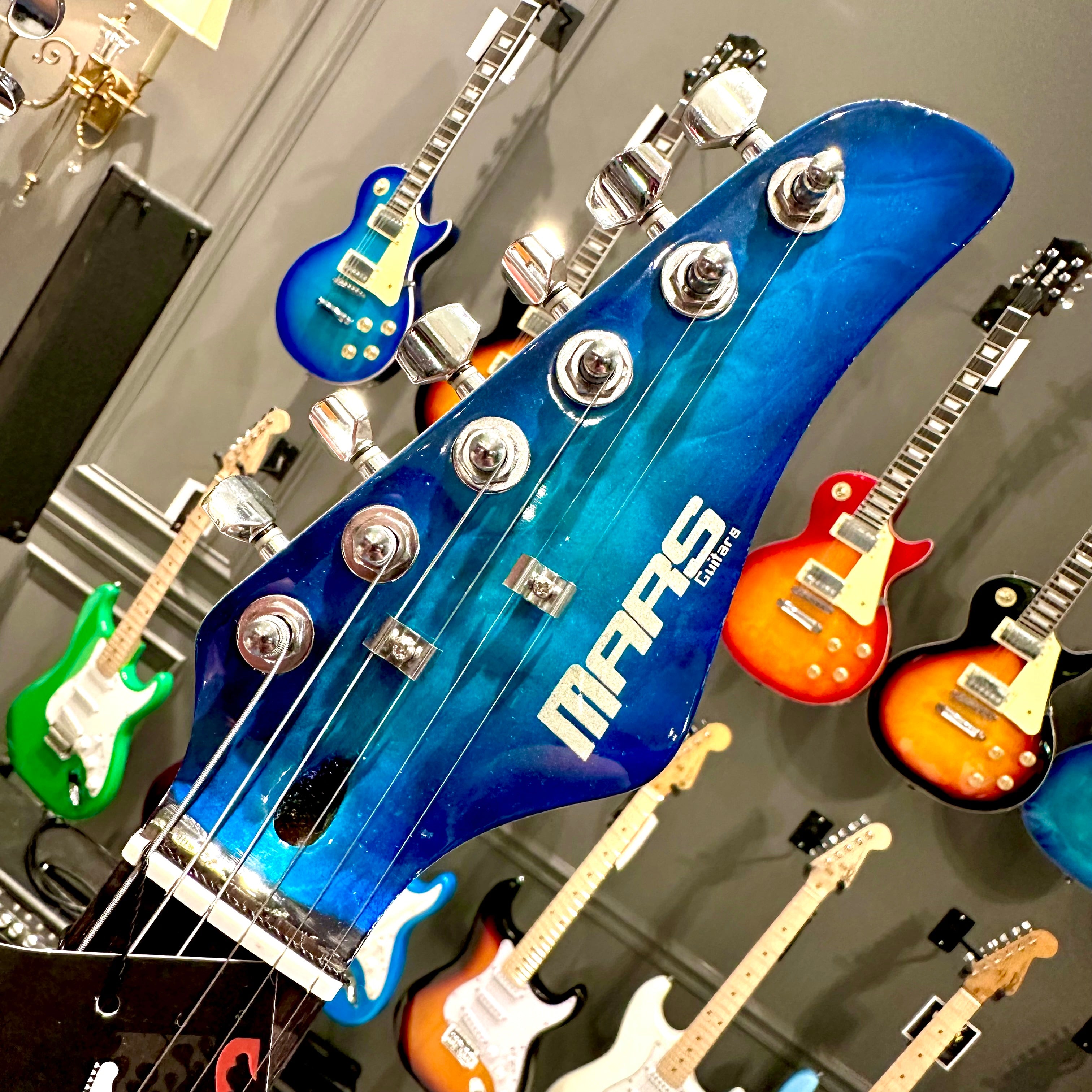 Mars Guitars Heartbeat: Electric - Ocean Blue