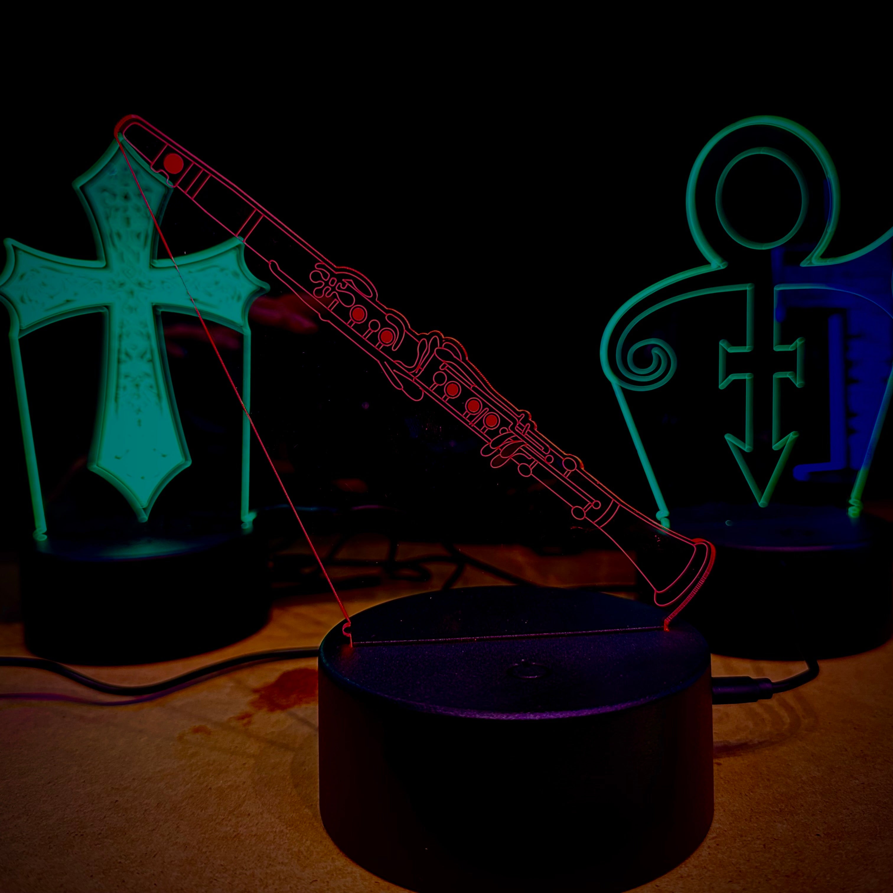 3D Music Lights: Clarinet