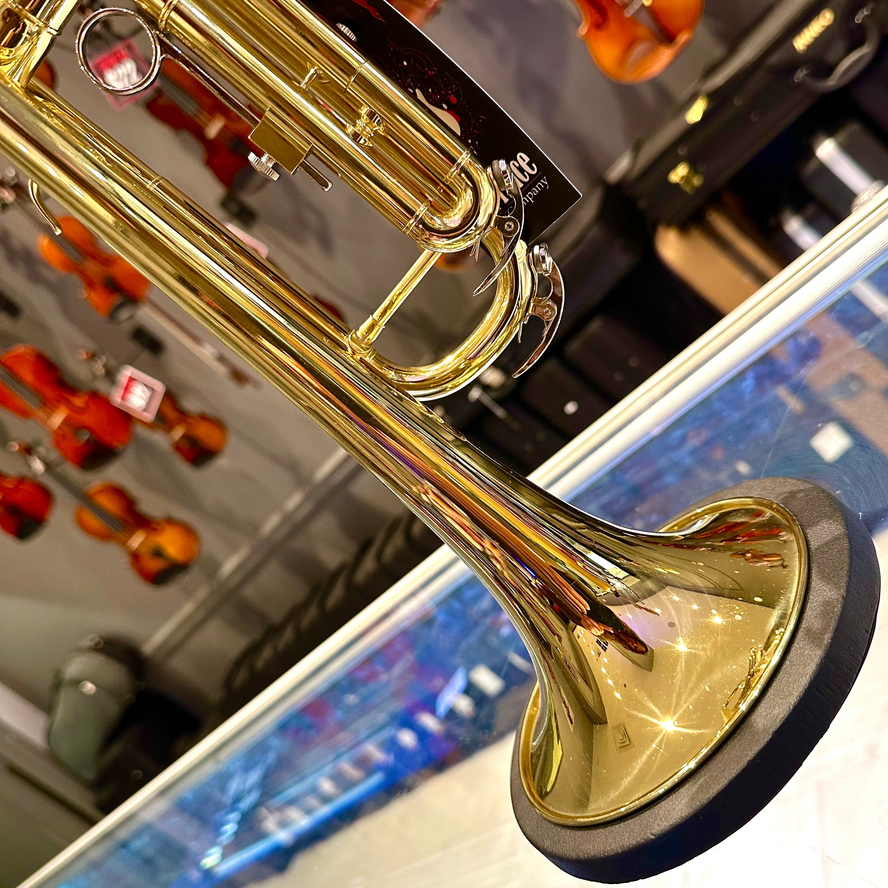 Opal OTR-100: Student Trumpet, Yellow Brass